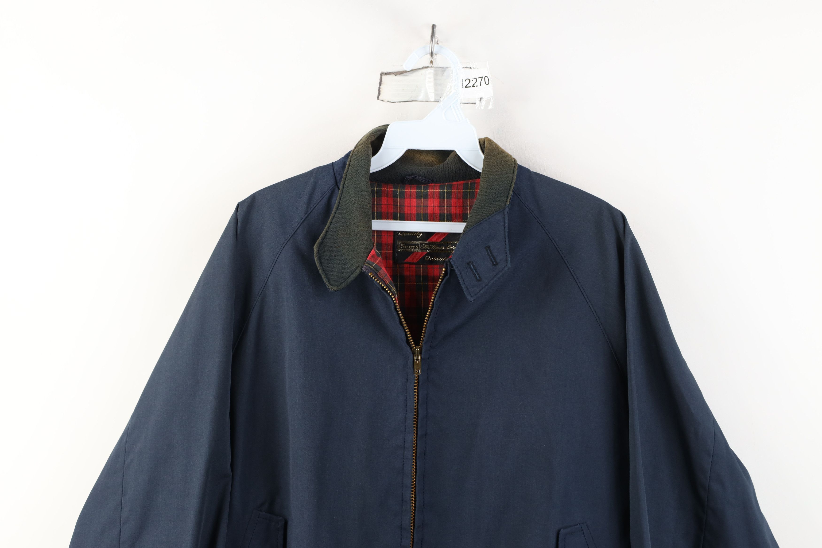 Vintage Vintage 70s Streetwear Cafe Racer Bomber Jacket Blue USA Size US L / EU 52-54 / 3 - 2 Thumbnail