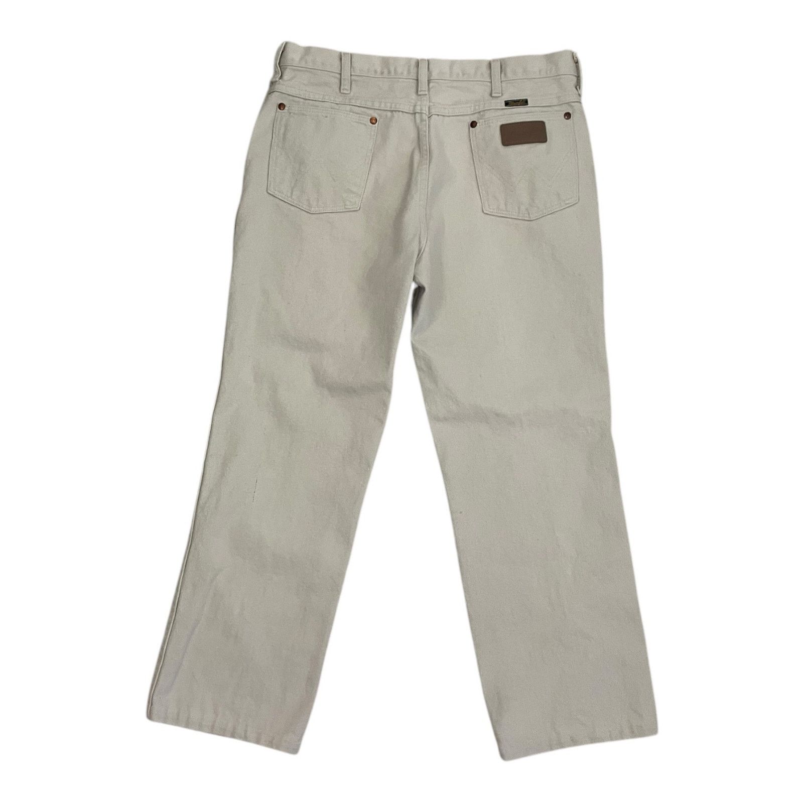 Wrangler Wrangler Mens Beige Cotton Pants Size US 36 / EU 52 - 4 Thumbnail