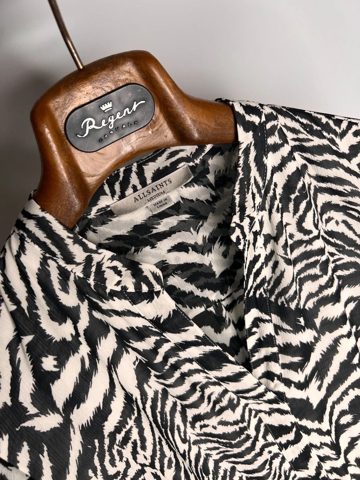 Allsaints Allsaints Martina Remix Dress Animal Zebra Pattern Size M / US 6-8 / IT 42-44 - 8 Thumbnail
