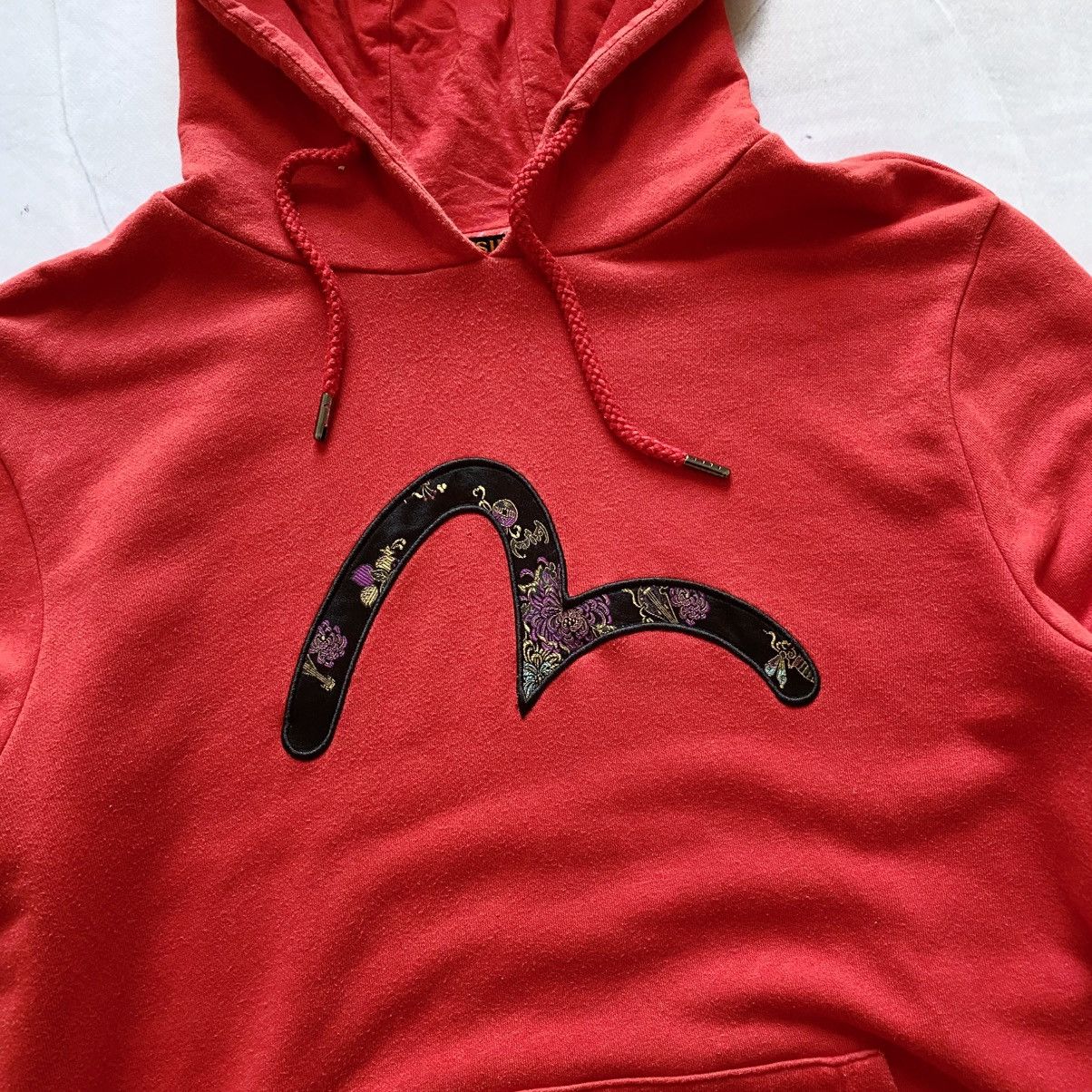 Evisu Japan Evisu Big Logo Embroidered Vintage Rare Hoodie Size US XL / EU 56 / 4 - 3 Thumbnail