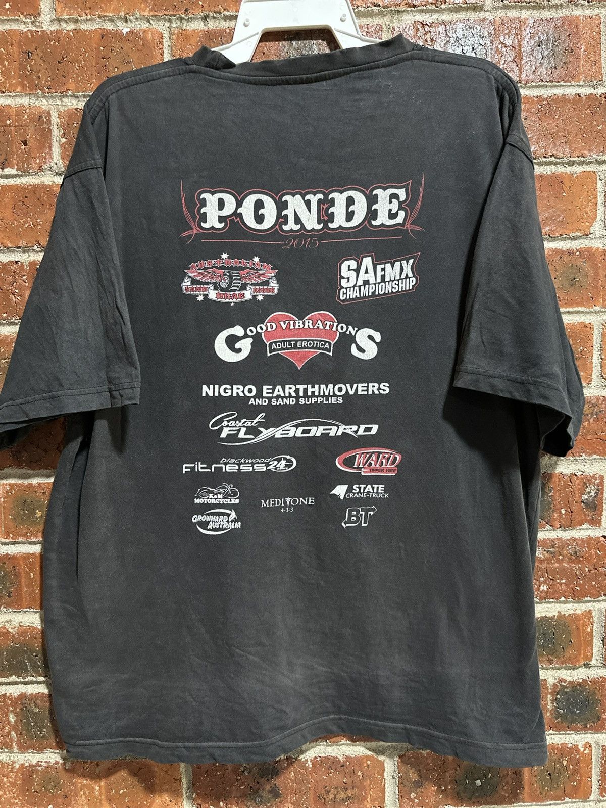 Sears Thrashed Vintage Ponde Safmx Championship Faded Tee Size US XXL / EU 58 / 5 - 9 Thumbnail