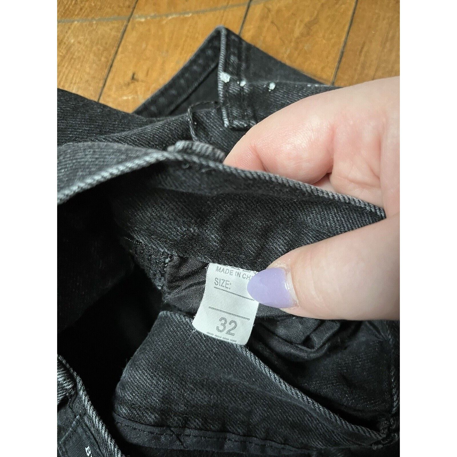 Black Icon Black Icon Paint Splotched Black Jeans Men’s Size 32 Size US 32 / EU 48 - 5 Thumbnail