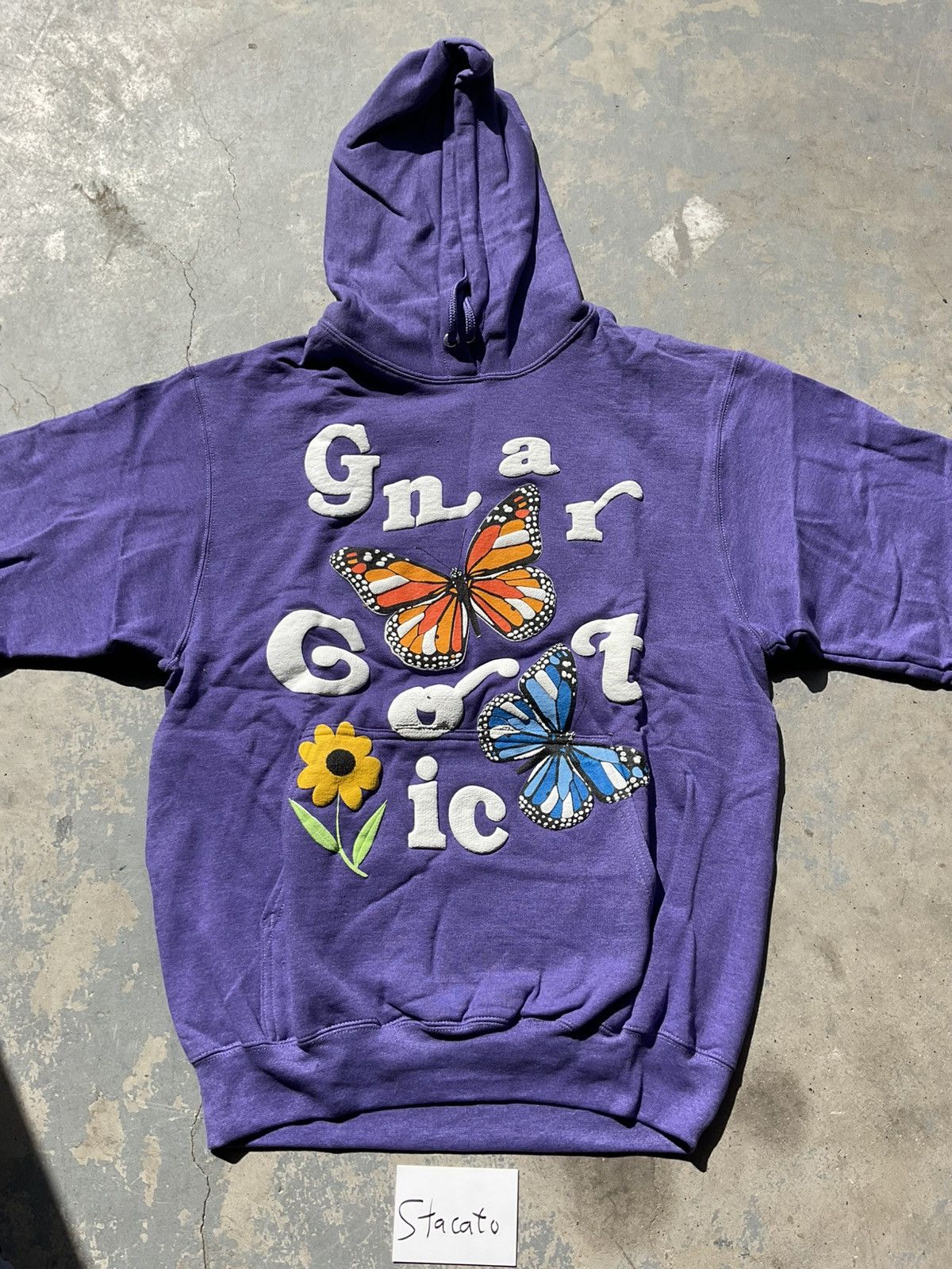 Gnarcotic Gnarcotic Lil Gnar Butterfly Flower Hoodie Purple Size US M / EU 48-50 / 2 - 1 Thumbnail