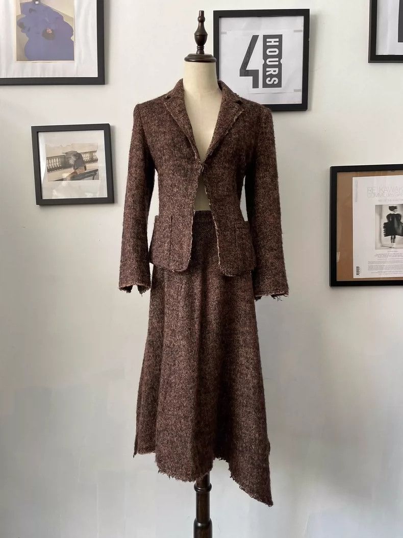 Yohji Yamamoto yohji Yamamoto size 1 Medieval tweed blazer Size M / US 6-8 / IT 42-44 - 1 Thumbnail