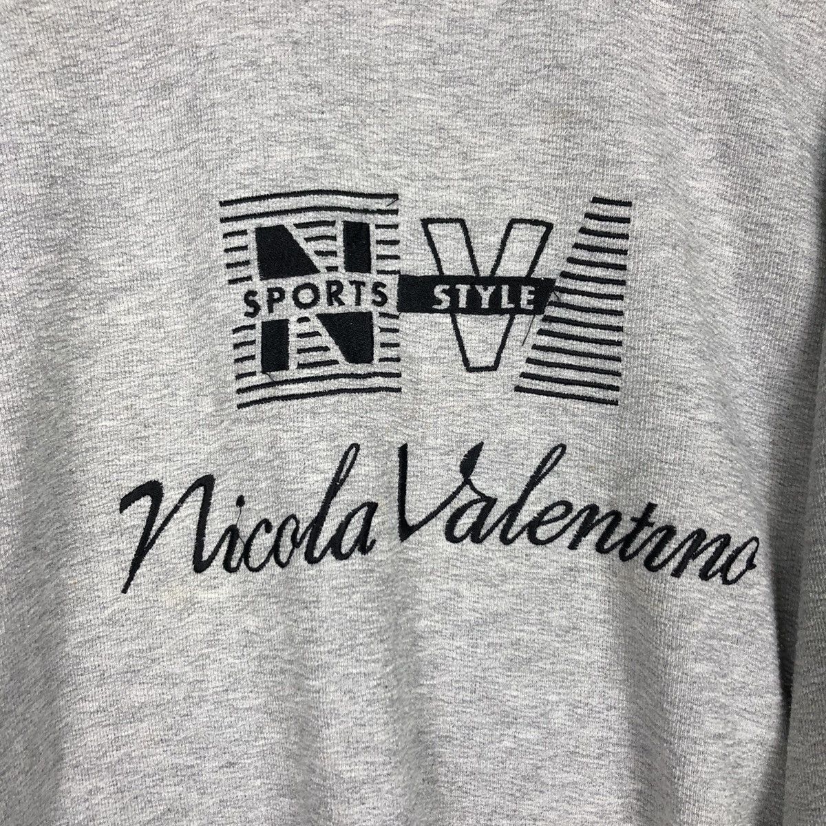 Vintage Vintage Nicola Valentino Spell Out Big Logo Sweatshirt Size US M / EU 48-50 / 2 - 10 Thumbnail