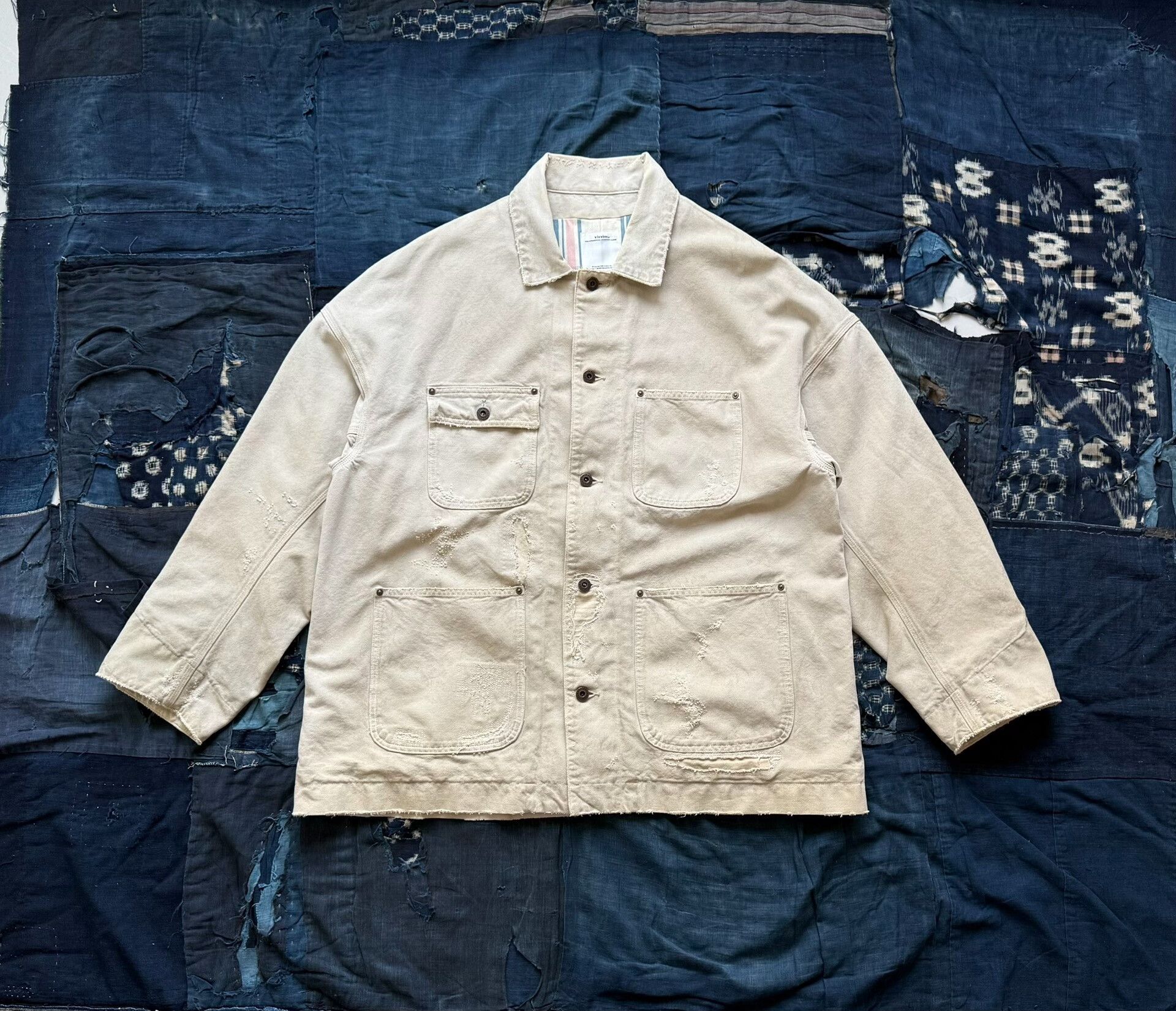 Visvim visvim macray coverall crash jacket grey | Grailed