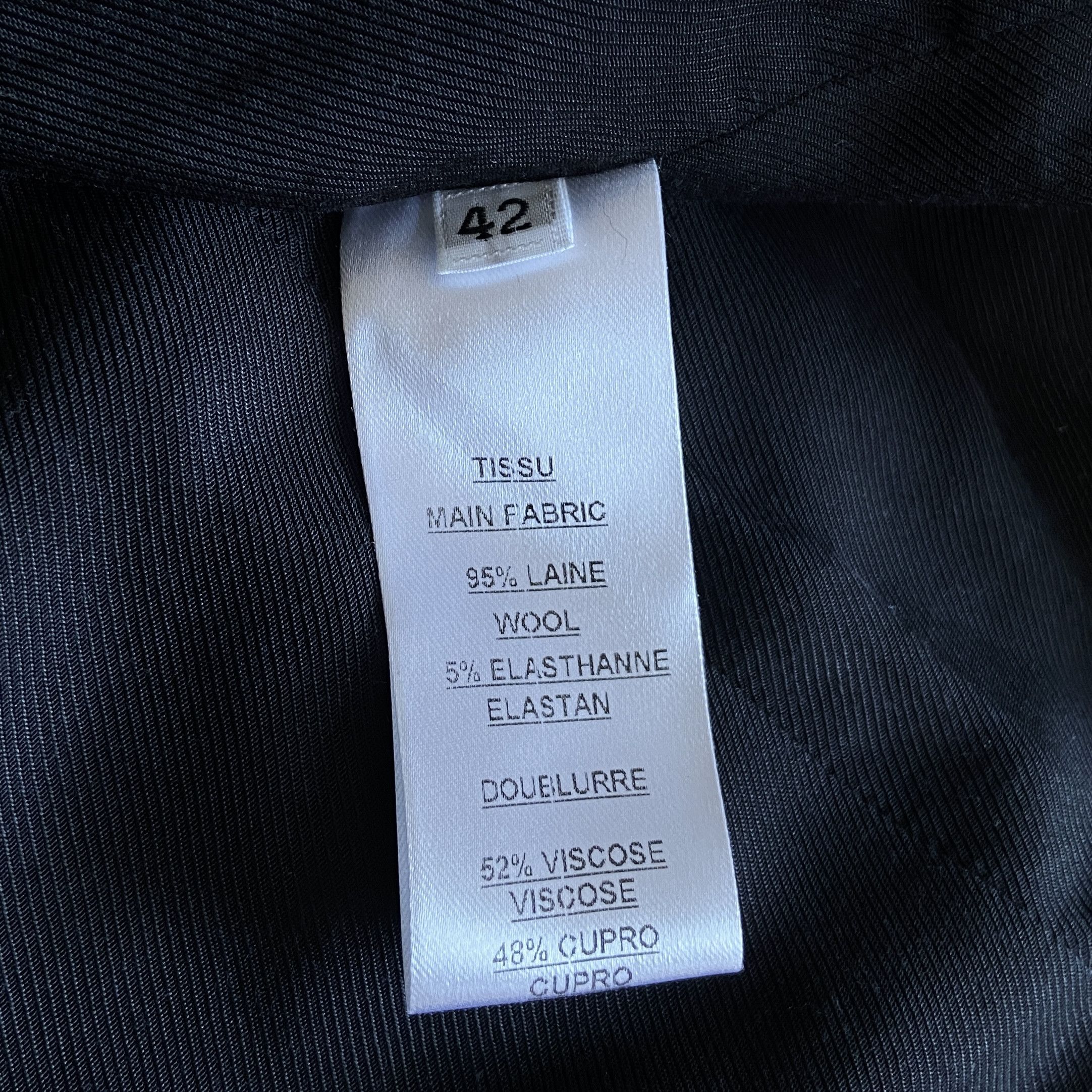 Balmain BALMAIN BLACK WOOL DOUBLE BREASTED BLAZER Size L / US 10 / IT 46 - 7 Thumbnail