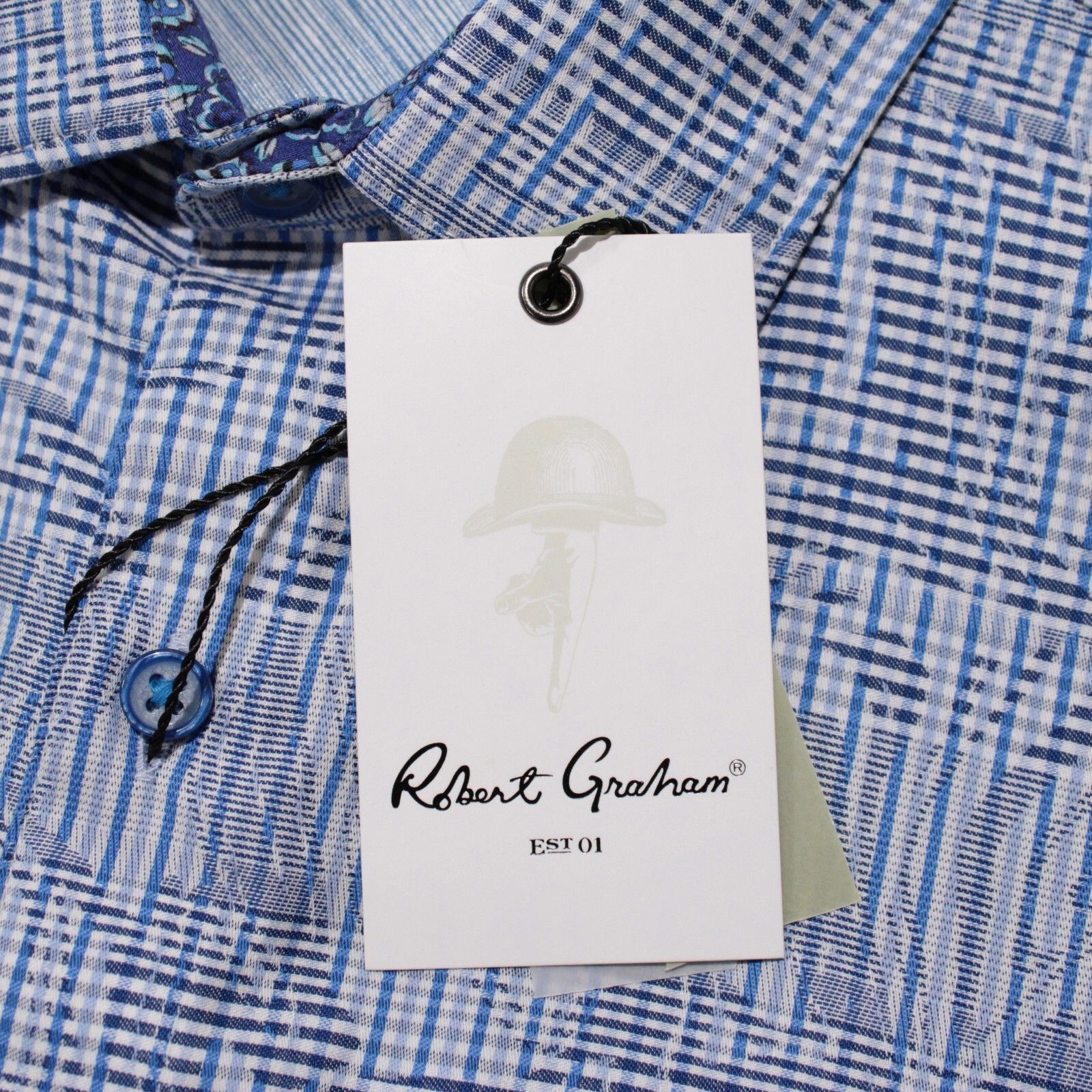 Robert Graham Robert Graham New with tags Shirt Size XL US In Blue Size US XL / EU 56 / 4 - 2 Thumbnail