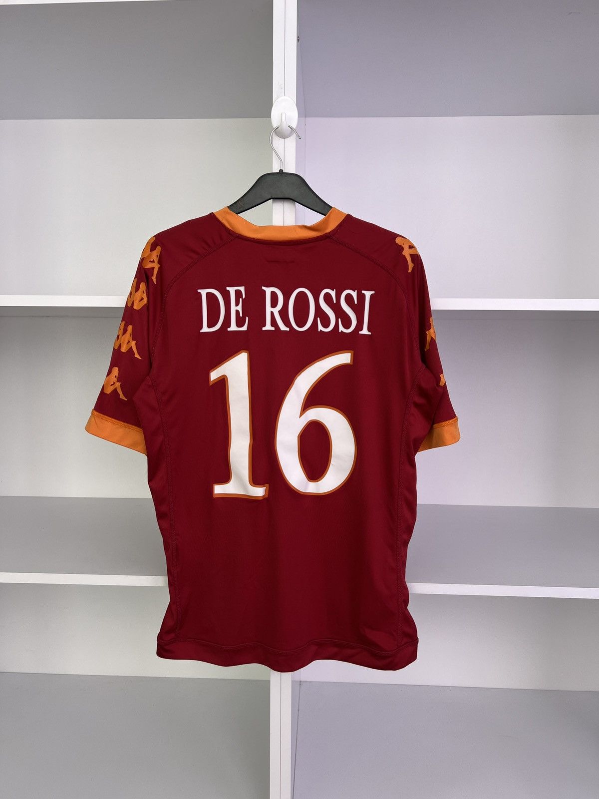 Kappa × Vintage Vintage Roma 12/13 De Rossi Home Jersey Size US XL / EU 56 / 4 - 14 Thumbnail