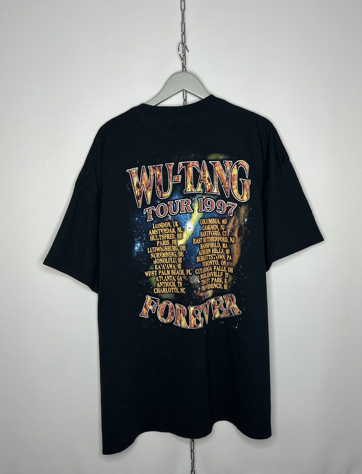 Wu-Tang Clan 🎸 Vintage Wu-Tang Fotever 1997 Tour Rock T-Shirt Tee 🎸 Size US XXL / EU 58 / 5 - 3 Thumbnail
