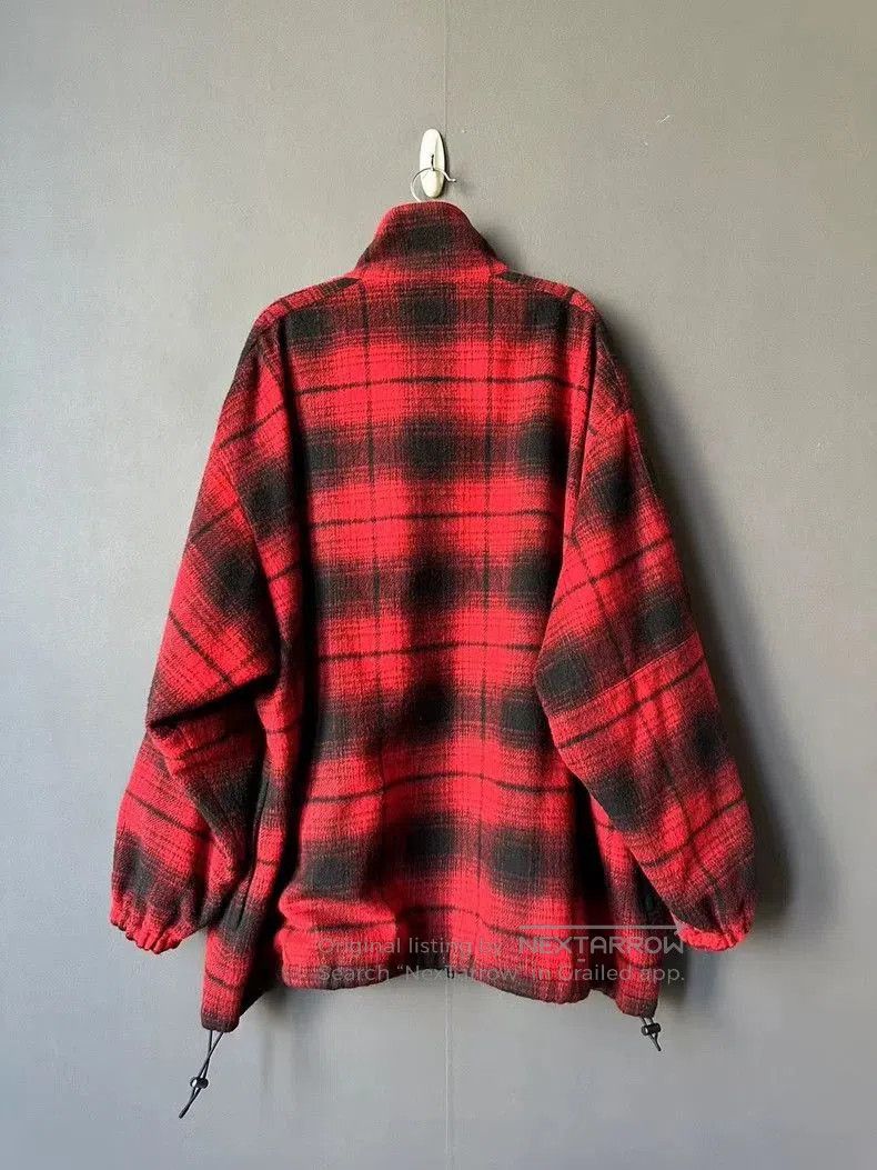 Balenciaga Balenciaga Black Red Plaid Jacket. Size US L / EU 52-54 / 3 - 2 Thumbnail