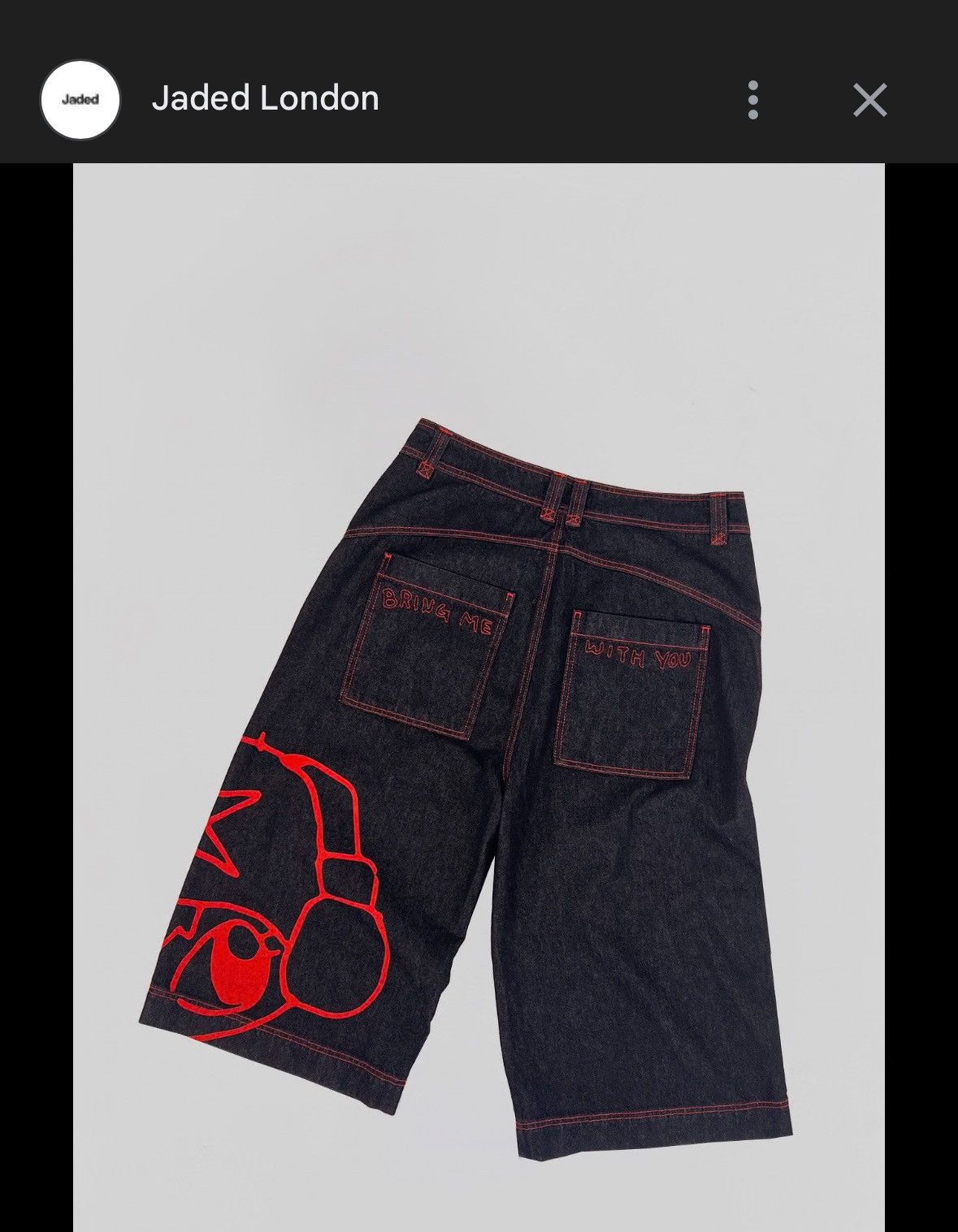 Jaded London Bring Me with You Jorts Size US 30 / EU 46 - 3 Thumbnail