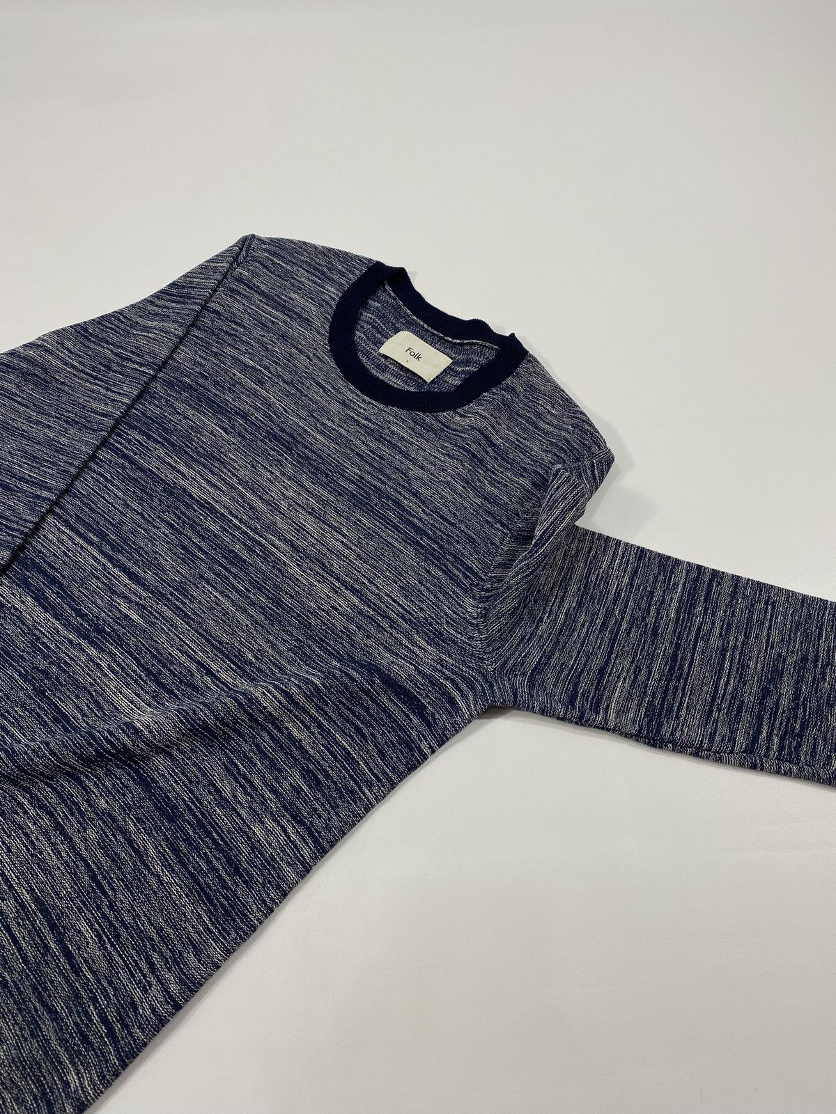 Folk 🔥LASTDROP🔥 Folk Ocean Pattern Cotton Sweater Nylon Ribs Size US M / EU 48-50 / 2 - 6 Thumbnail