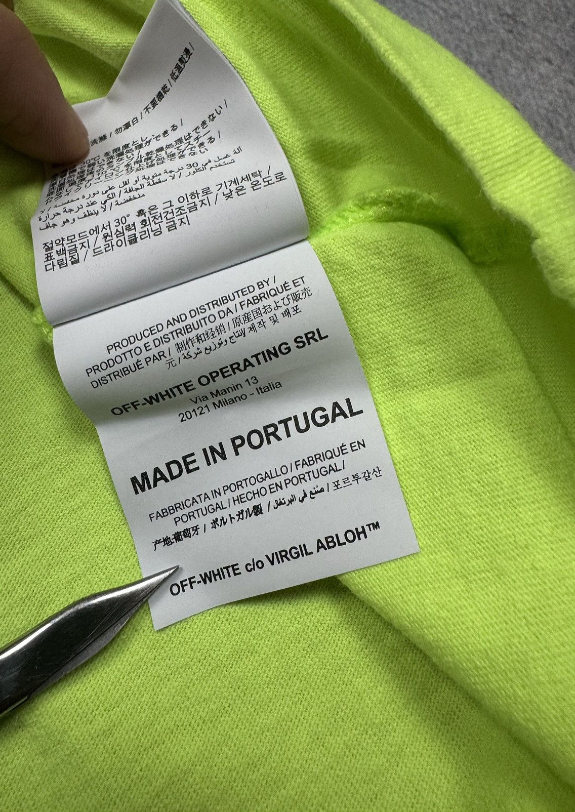 Off-White × Virgil Abloh Off White Rationalism t shirt Virgil Abloh Size US L / EU 52-54 / 3 - 9 Thumbnail