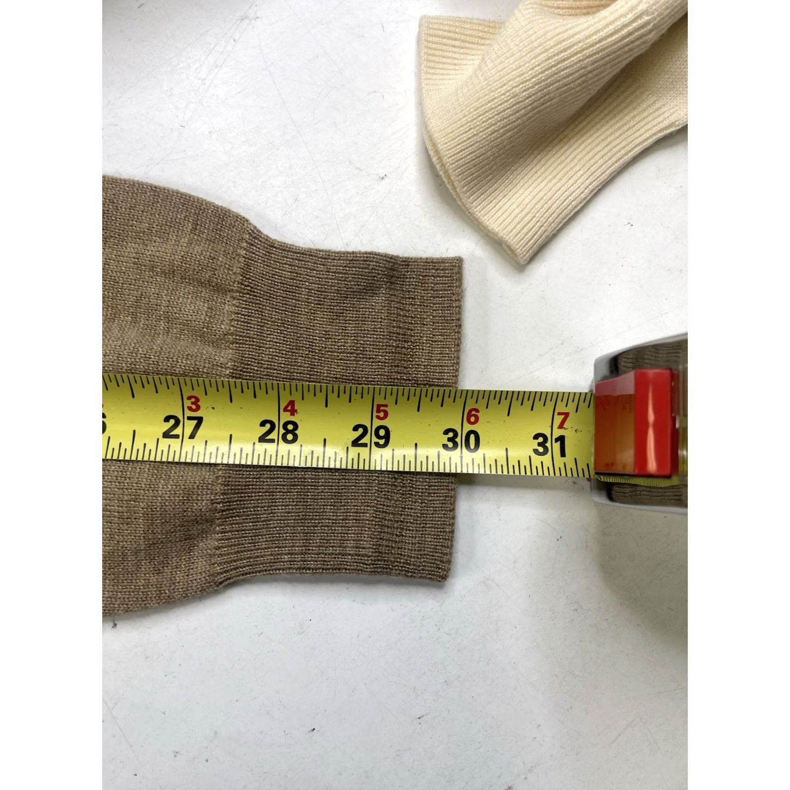 Joseph Abboud Joseph Abboud Sweater Polo Mens L Beige 100% Merino Wool Knit Pullover Regular Fit Long Sleeve Collared Button All Seasons Fall Knit Style Pullover Size US L / EU 52-54 / 3 - 4 Thumbnail