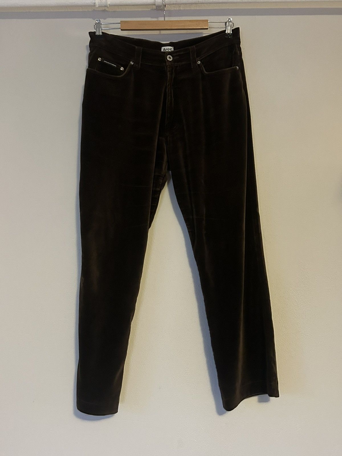 Dolce & Gabbana Dolce & Gabbana Brown Velvet Trousers Size 34/48 Size US 32 / EU 48 - 1 Thumbnail