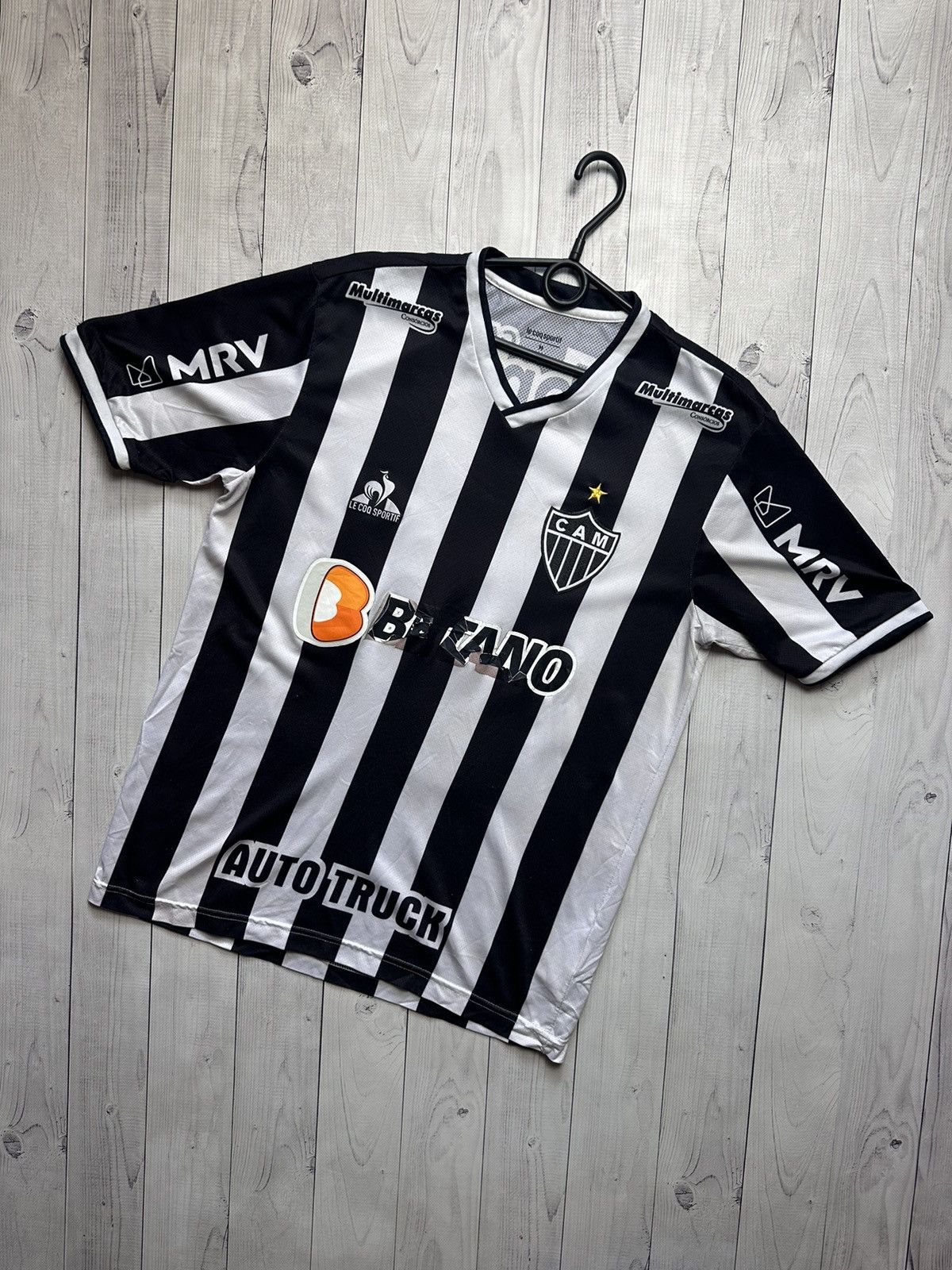 Le Coq Sportif Vintage Clube Atlético Mineiro soccer jersey size M logo Size US M / EU 48-50 / 2 - 1 Thumbnail