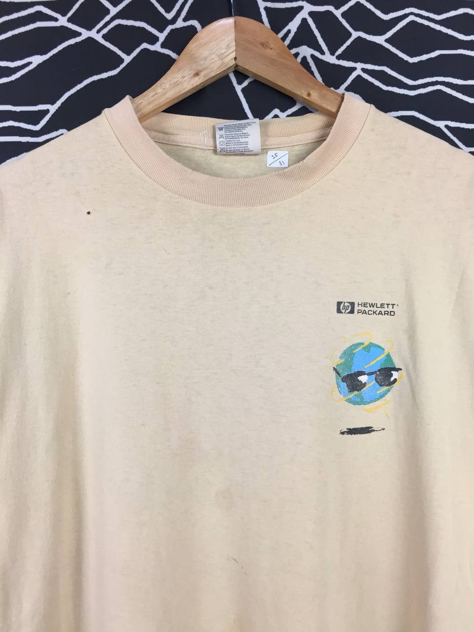 Apple Vtg 90s Distressed HP Hewlett Packard Techwear Tee Size US XL / EU 56 / 4 - 3 Thumbnail