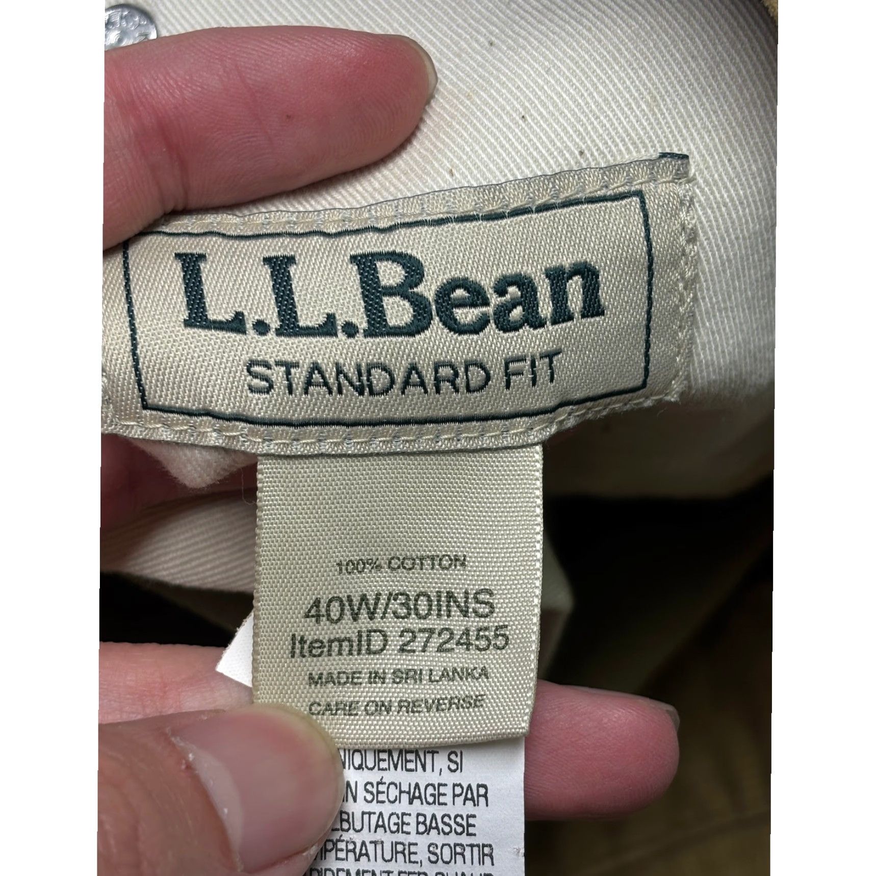 Vintage LLBean Standard Fit Corduroy Pants Tan Men's 40W 30in Size US 40 / EU 56 - 5 Thumbnail