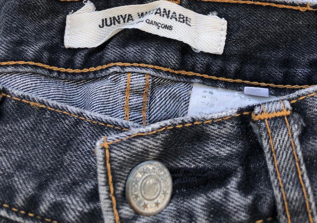 Comme des Garcons 💥Last Drop💥Junya Watanabe CDG Black Denim Pants Size US 32 / EU 48 - 5 Thumbnail