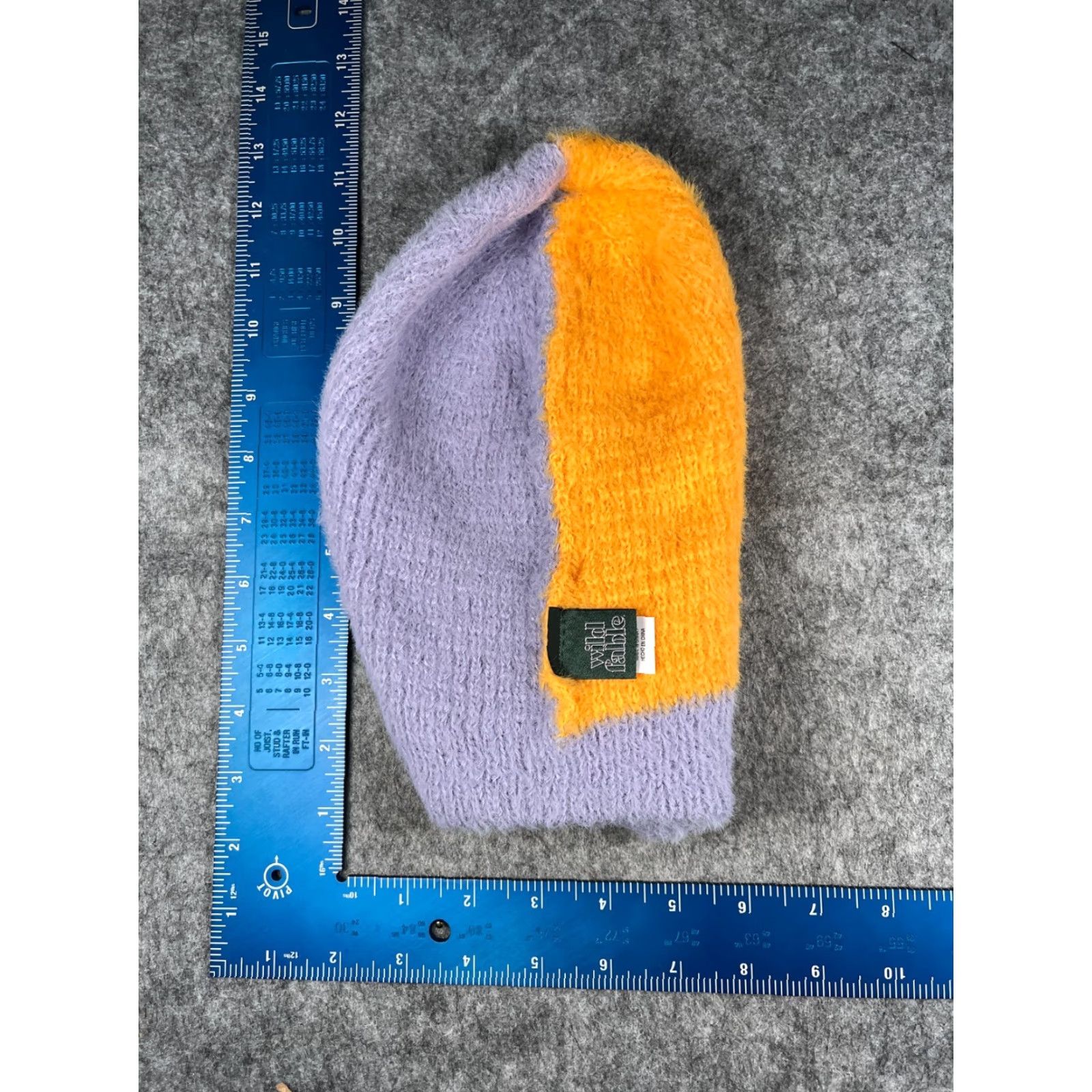 Vintage Wild Fable Beanie Women One Size Purple Orange Knit Nylon Polyester Blend NEW Size ONE SIZE - 5 Thumbnail