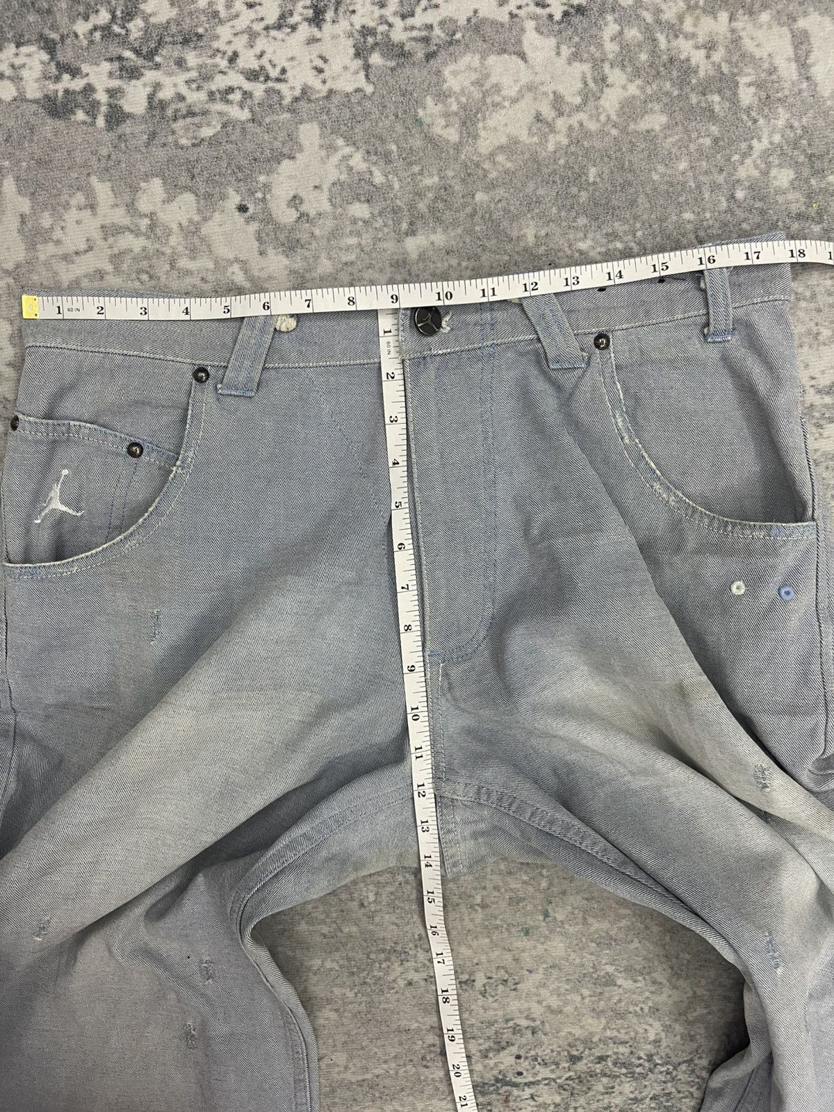 Nike Vintage 2005 Air Jordan 20th Anniversary Baggy Denim Jeans Size US 34 / EU 50 - 16 Thumbnail
