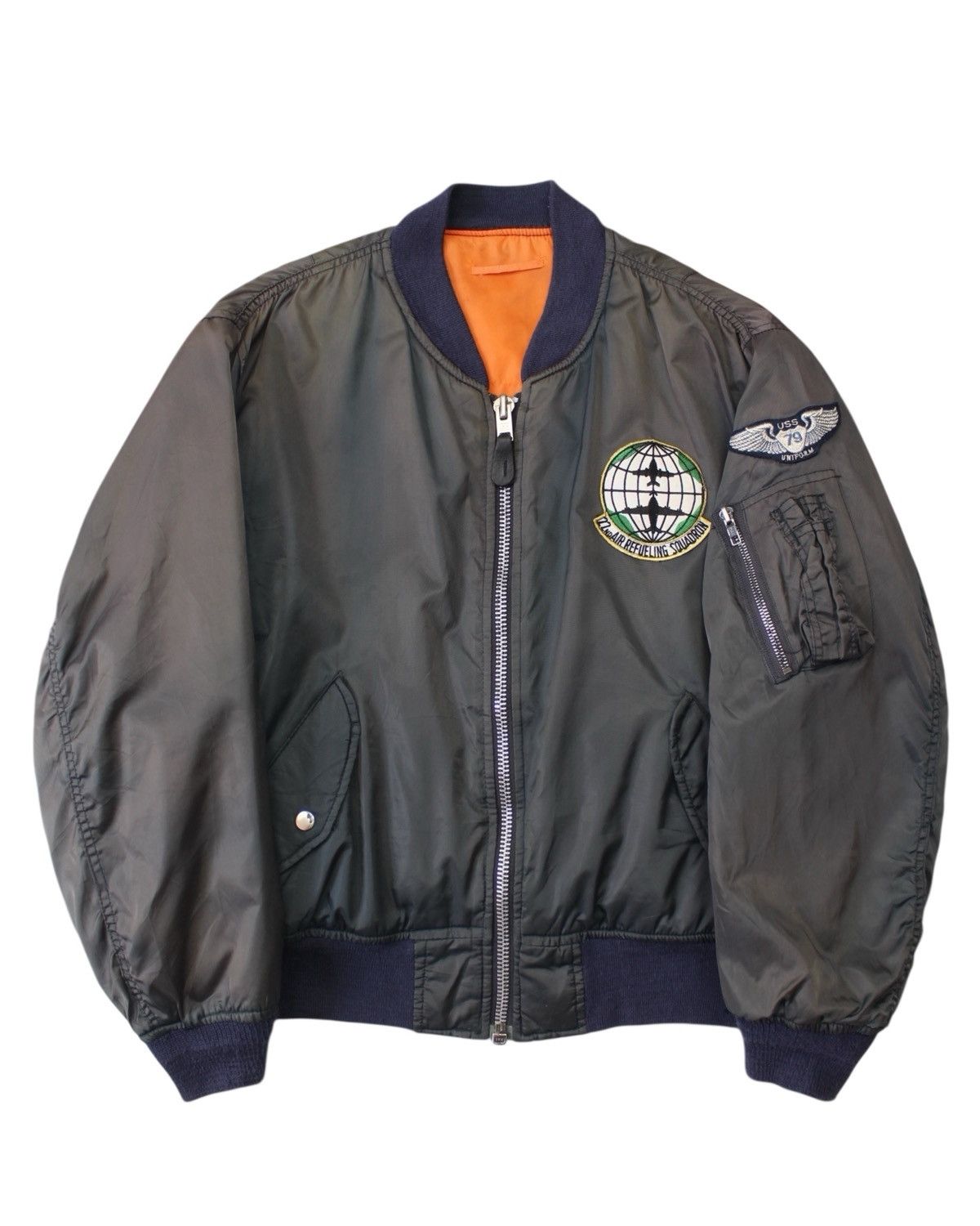 Alpha Industries MA-1 FLIGHT BOMBER JACKET 22ND AIR REFUELING SQUADRON PATCH Size US L / EU 52-54 / 3 - 1 Thumbnail