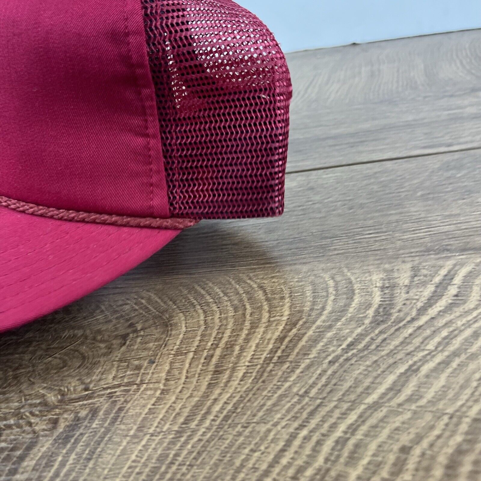 Other MAroon Trucker Hat Red Cap Hat Adjustable Hat Red Adult Hat Size ONE SIZE - 7 Thumbnail