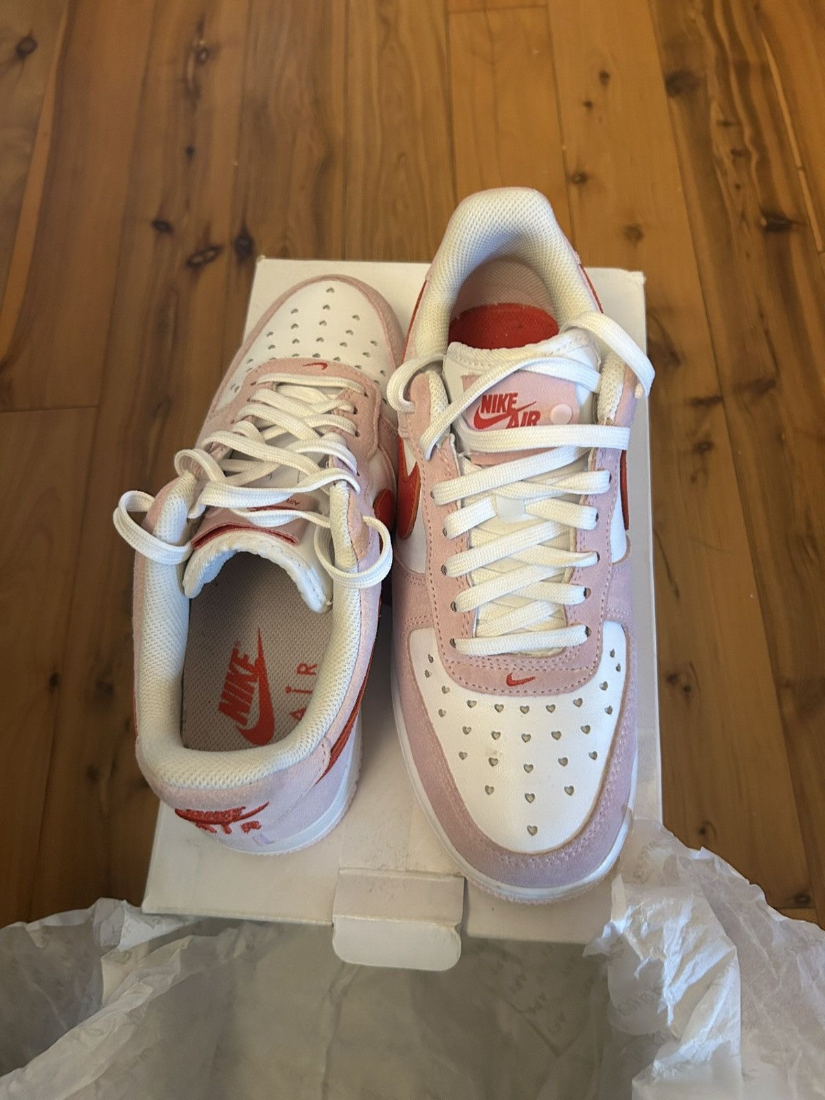 Nike Air Force one 07 QS Valentines Day love letter Size US 7 / EU 40 - 6 Thumbnail