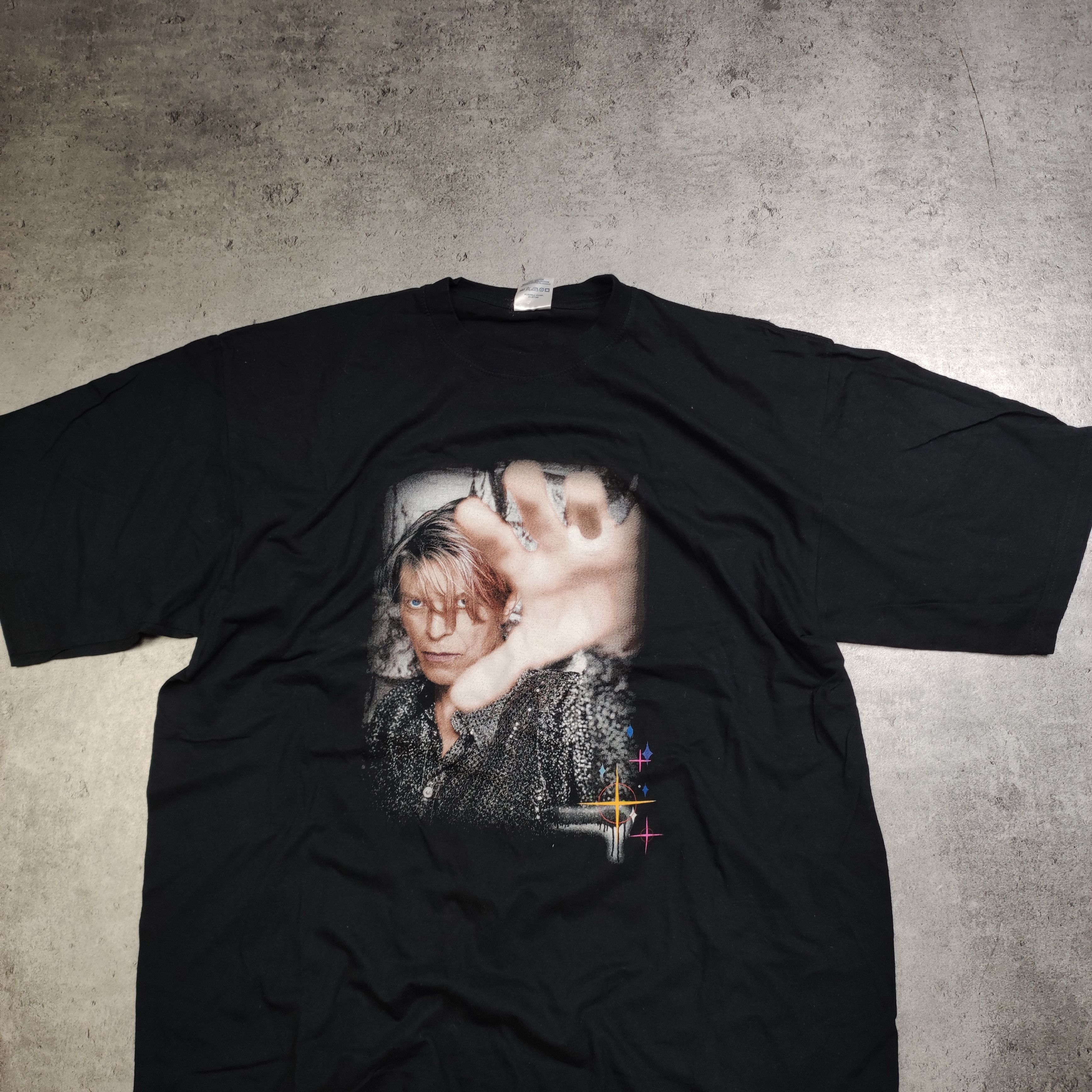 Band Tees × Vintage Vintage RARE OG 2003 David Bowie Reality Tour Promo Tee Size US XL / EU 56 / 4 - 2 Thumbnail