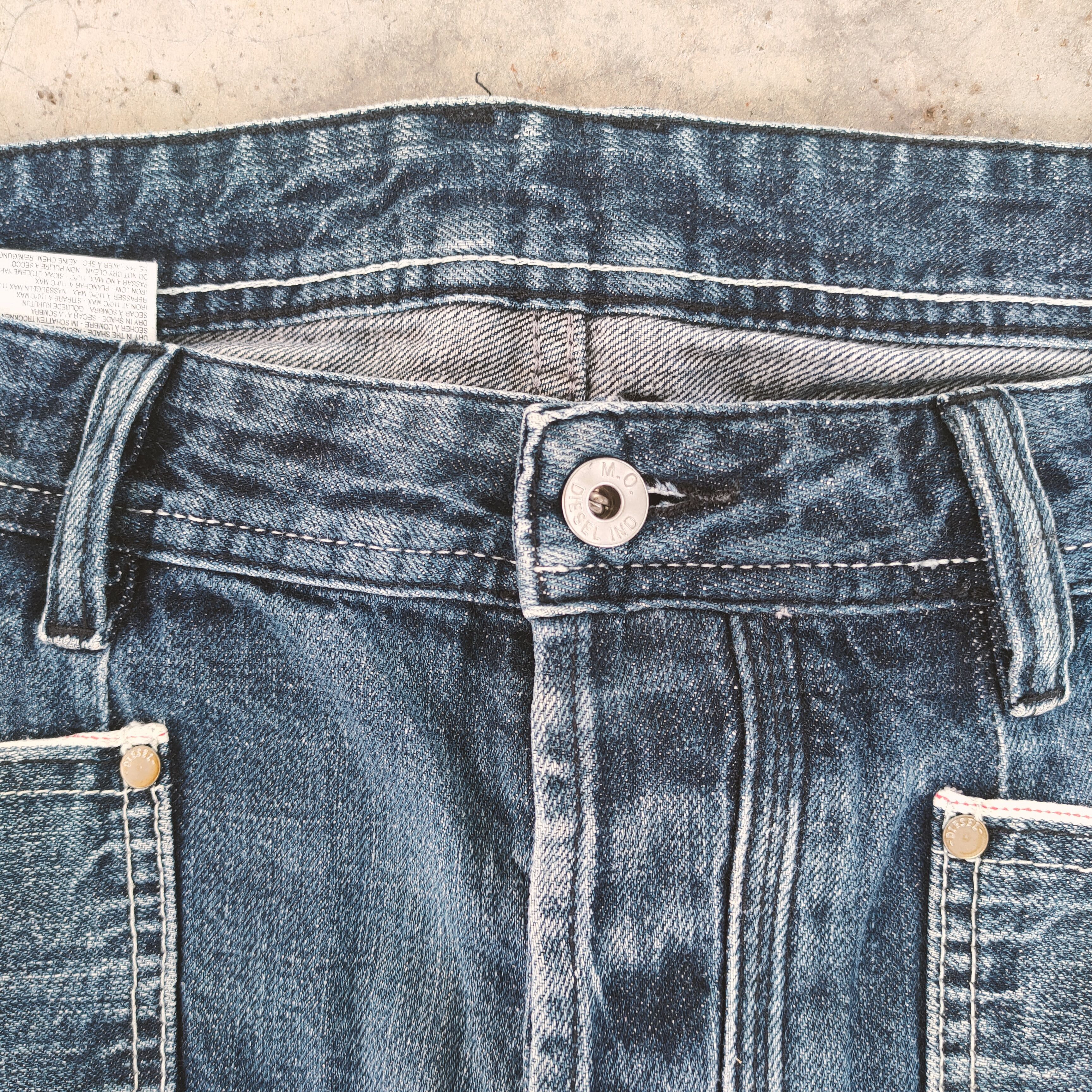 Diesel VINTAGE DIESEL DISTRESSED KNEE CARGO PANTS Size US 35 - 6 Thumbnail