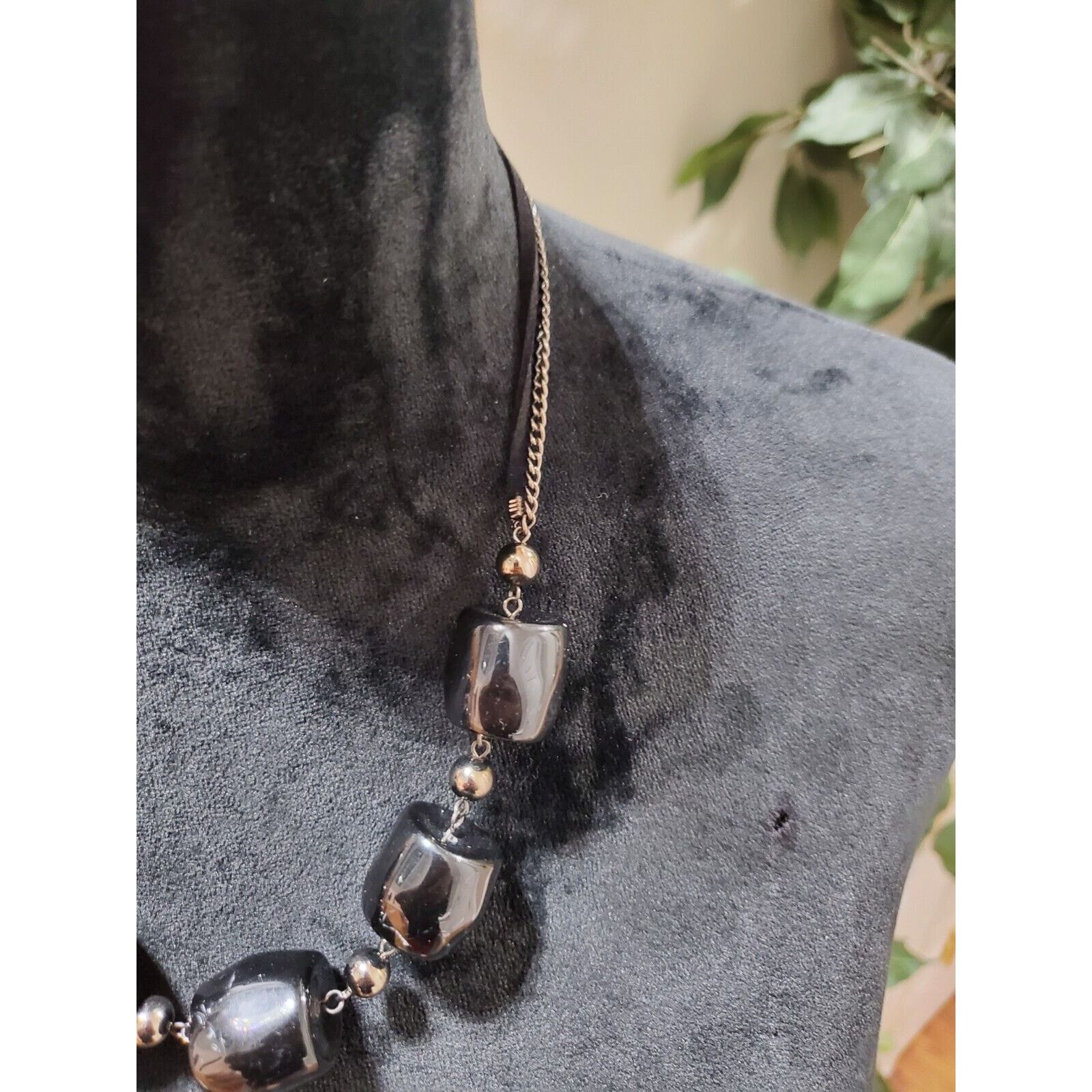 Other Women's Beaded Choker Stylish Statement Pewter Necklace Size ONE SIZE - 3 Thumbnail