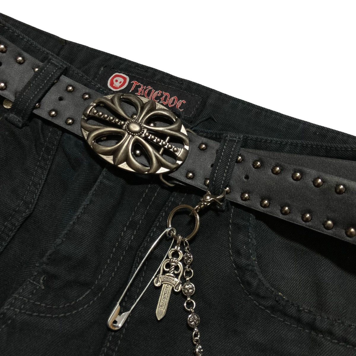 Le Grande Bleu (L.G.B.) TRUEDOC - Cargo Pants Bondage Black Wash Vkei Style Japanese Size US 30 / EU 46 - 6 Thumbnail