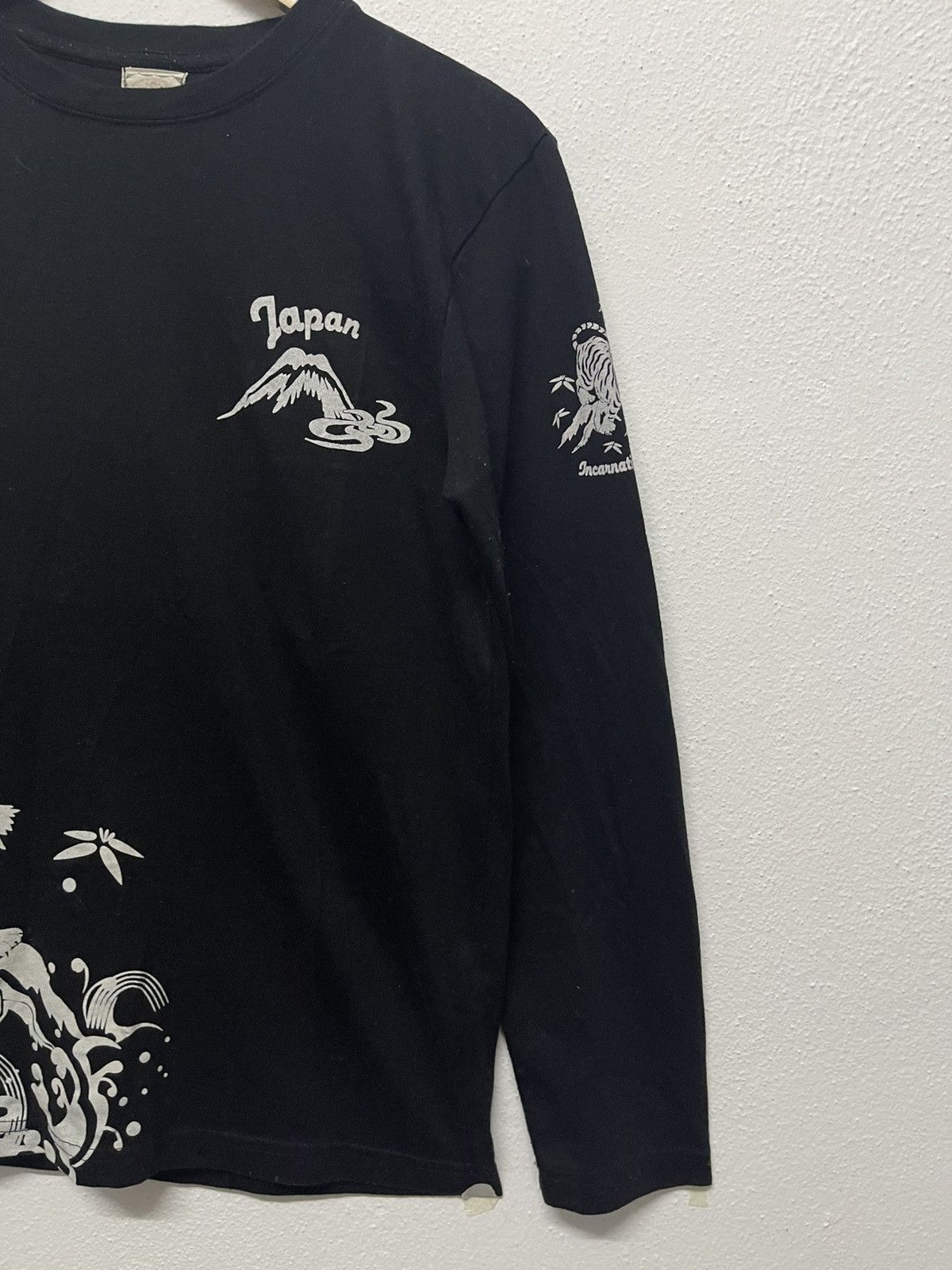 Japanese Brand 2000s SUKAJAN TIGER INCARNATION OF EVIL LONG SLEEVE SHIRT Size US S / EU 44-46 / 1 - 3 Thumbnail