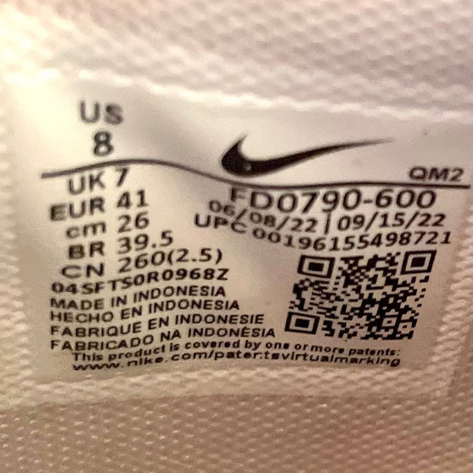 Nike Nike Valentine “Pearl Pink” Sneaker Size US 8 / EU 41 - 8 Thumbnail