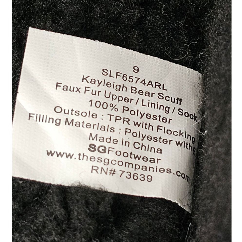 Polo Ralph Lauren Polo Ralph Lauren Ski Bear Black Sherpa Kayleigh Slippers 9 Size US 9 / IT 39 - 7 Thumbnail