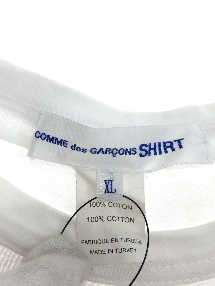 T-Shirts Cotton Short Sleeve Crew Neck Logo Print White