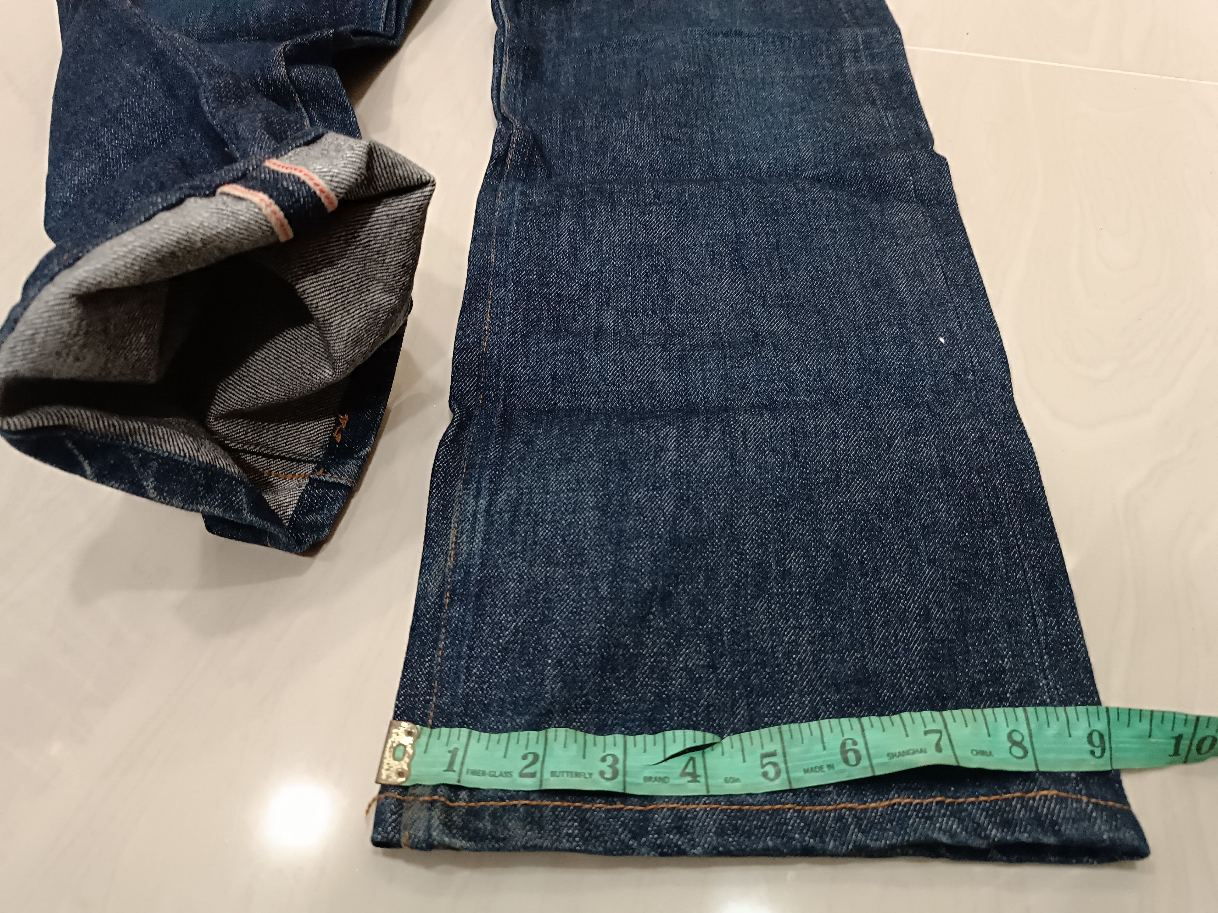 A.P.C. A.P.C. APC Mens Selvedge Dark Blue Jeans Indigo Size US 30 / EU 46 - 14 Thumbnail