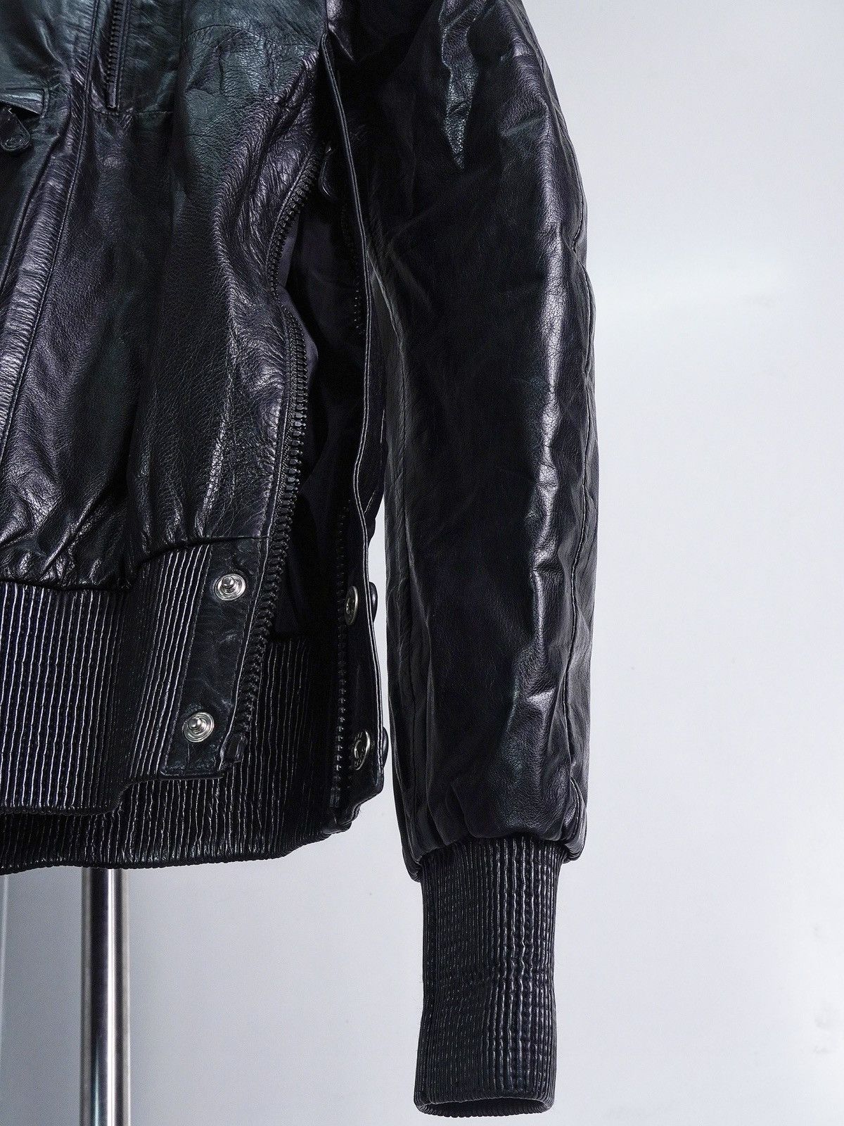 Gucci FW03 Zipper Leather Jacket Tom Ford Era Size US M / EU 48-50 / 2 - 8 Thumbnail