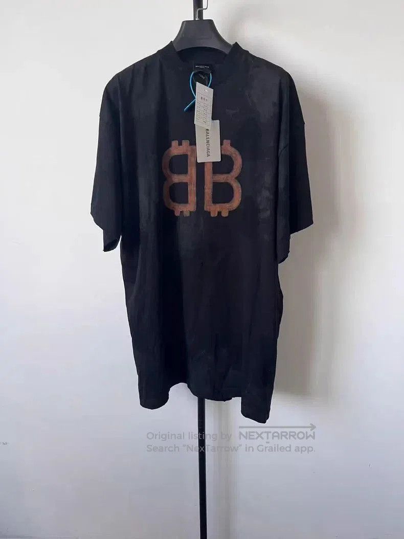 Balenciaga Balenciaga Solid Letter Print Short Sleeve T-shirt. Size US XS / EU 42 / 0 - 1 Thumbnail