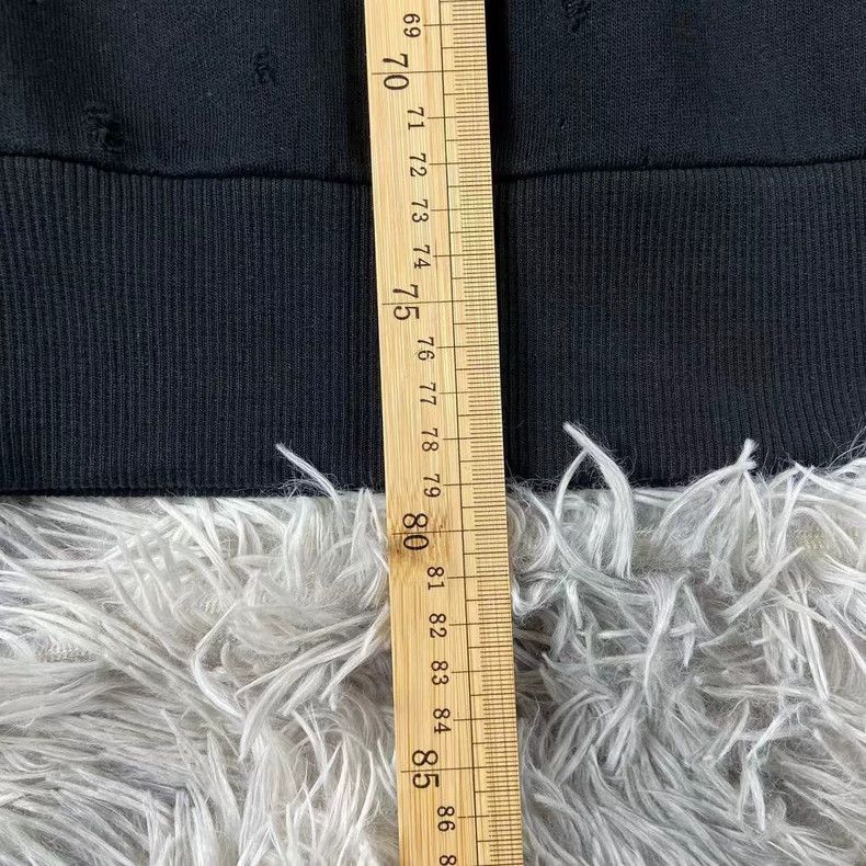 Givenchy Givenchy Metal Hole Distressed Vintage Hooded Sweatshirt 25 Size US M / EU 48-50 / 2 - 7 Thumbnail