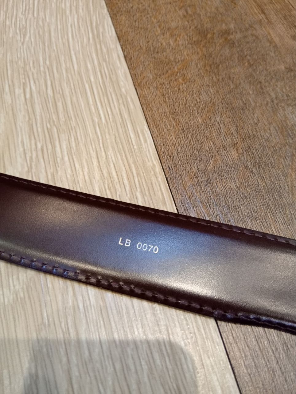 Louis Vuitton LUXURY LOUIS VUITTON LEATHER BELT Size ONE SIZE - 5 Thumbnail