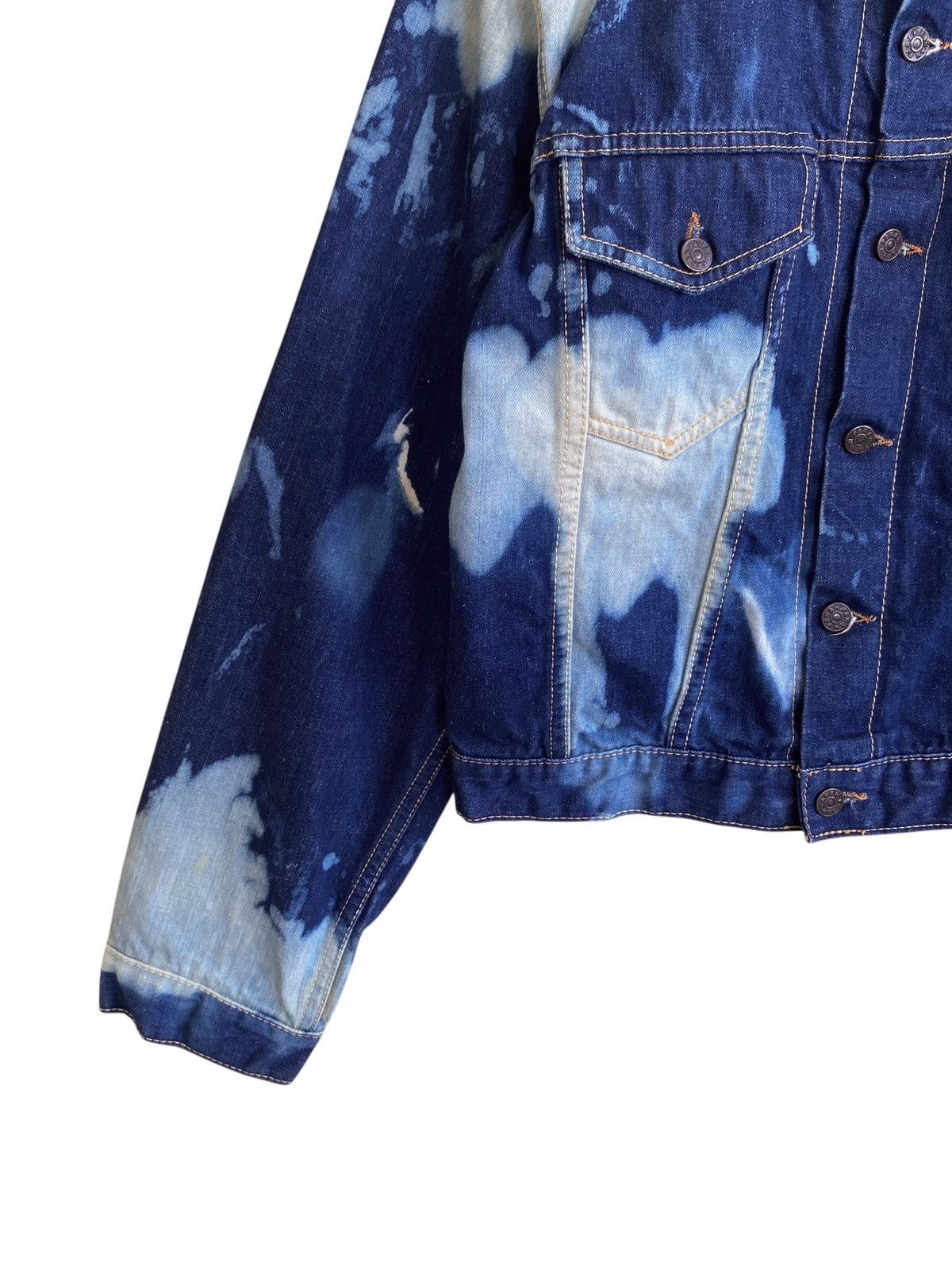 Farah Vintage Brand Farah Bleach Trucker Denim Jacket 1970s Size US M / EU 48-50 / 2 - 4 Thumbnail