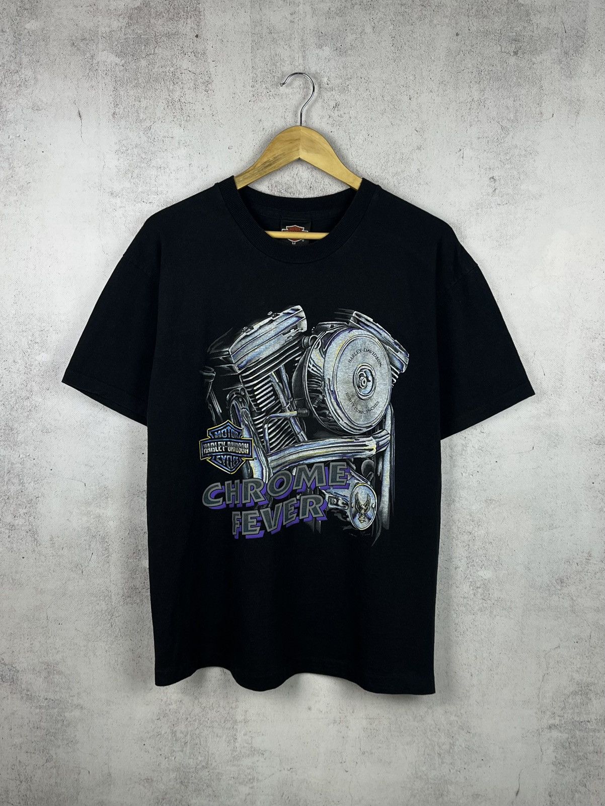 Harley Davidson Vintage Harley Davidson Chrome Fever 1996 T-Shirt USA Retro Size US M / EU 48-50 / 2 - 1 Thumbnail