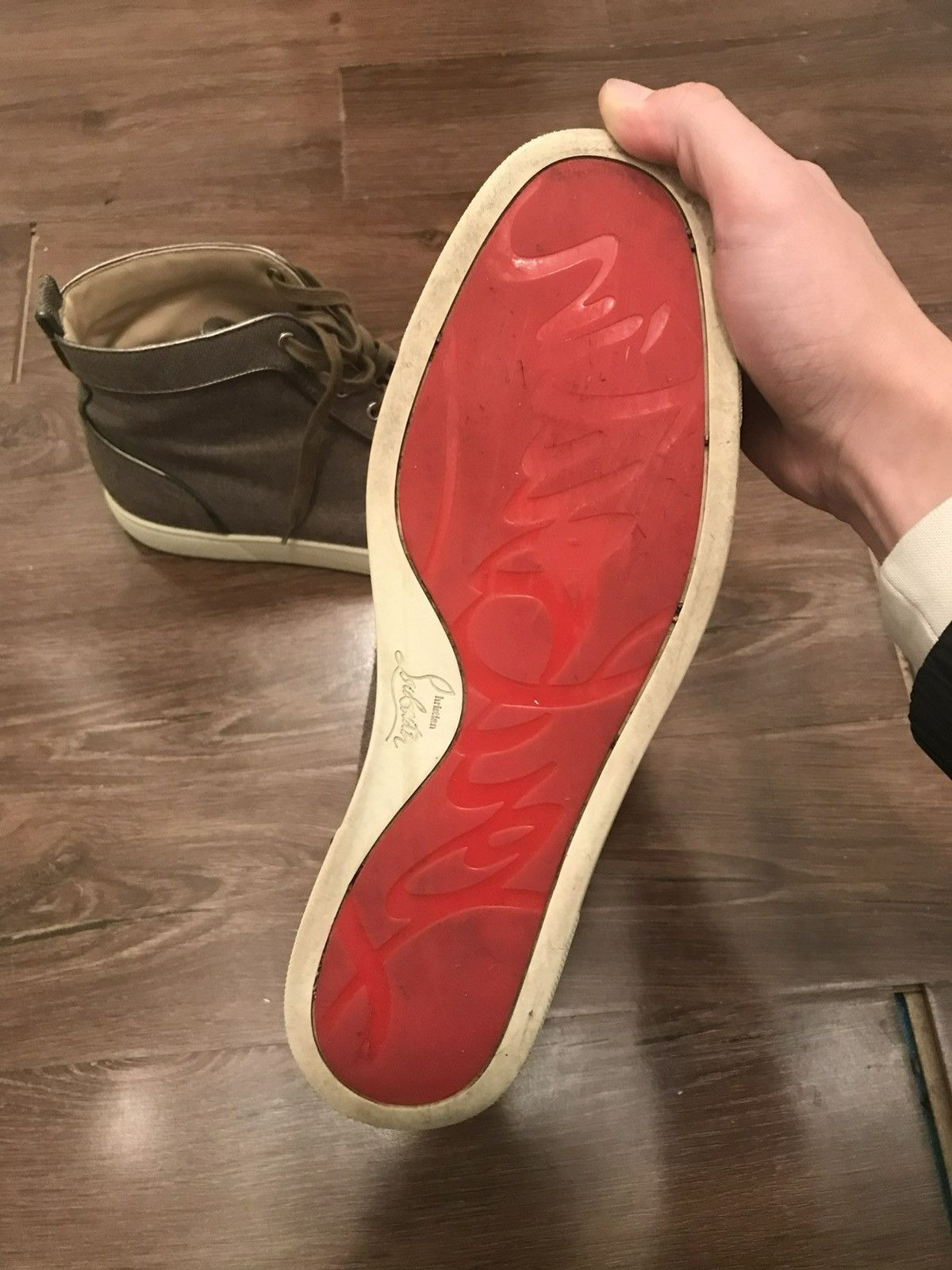 Christian Louboutin Christian Louboutin Men’s Hi-Top Size US 10.5 / EU 43-44 - 4 Thumbnail