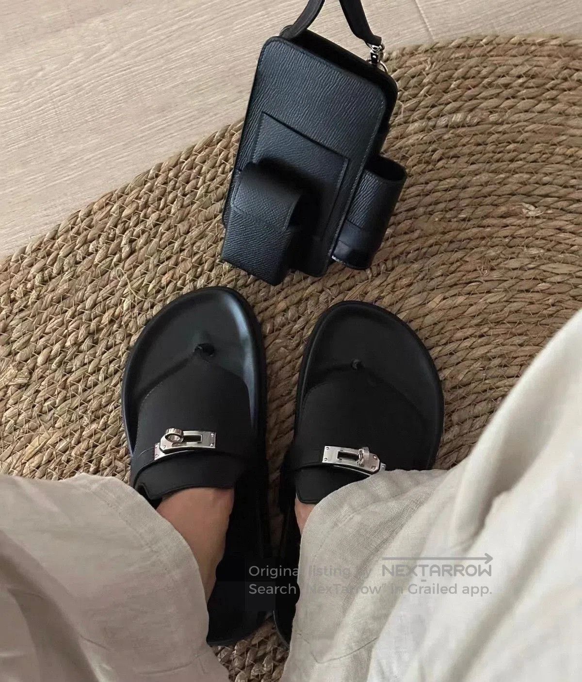 Hermes Hermes Empire Thong Sandals Kelly Buckle. Size US 5 / IT 35 - 6 Thumbnail