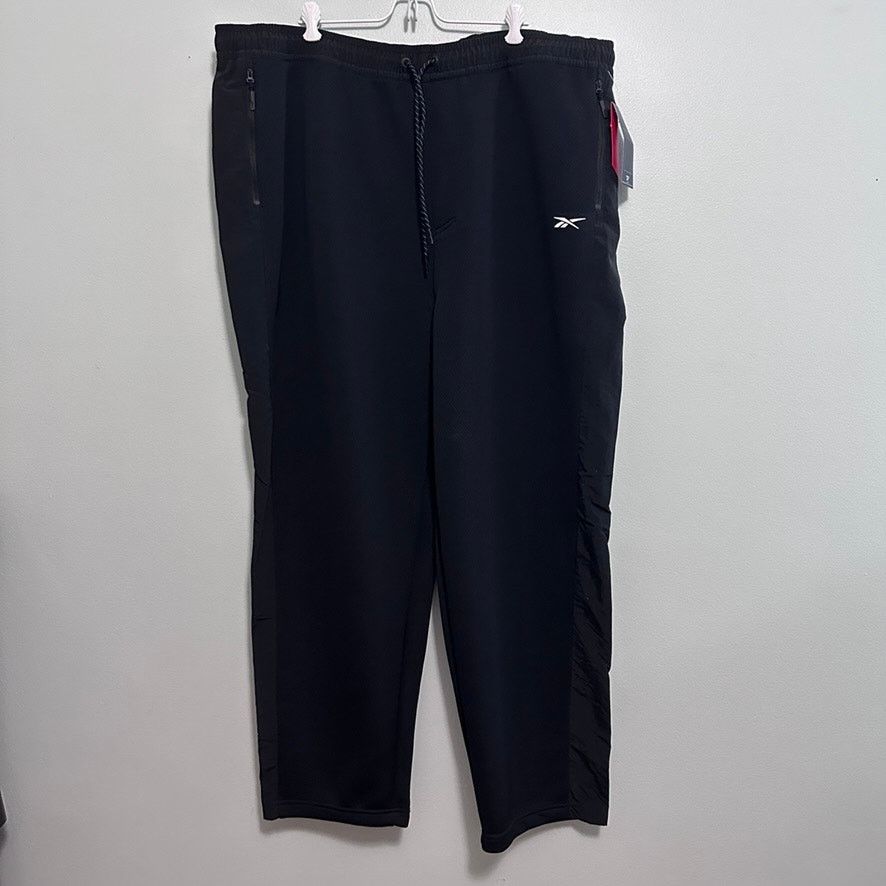 Reebok Reebok black waffle track pants NWT Size US 40 / EU 56 - 2 Thumbnail