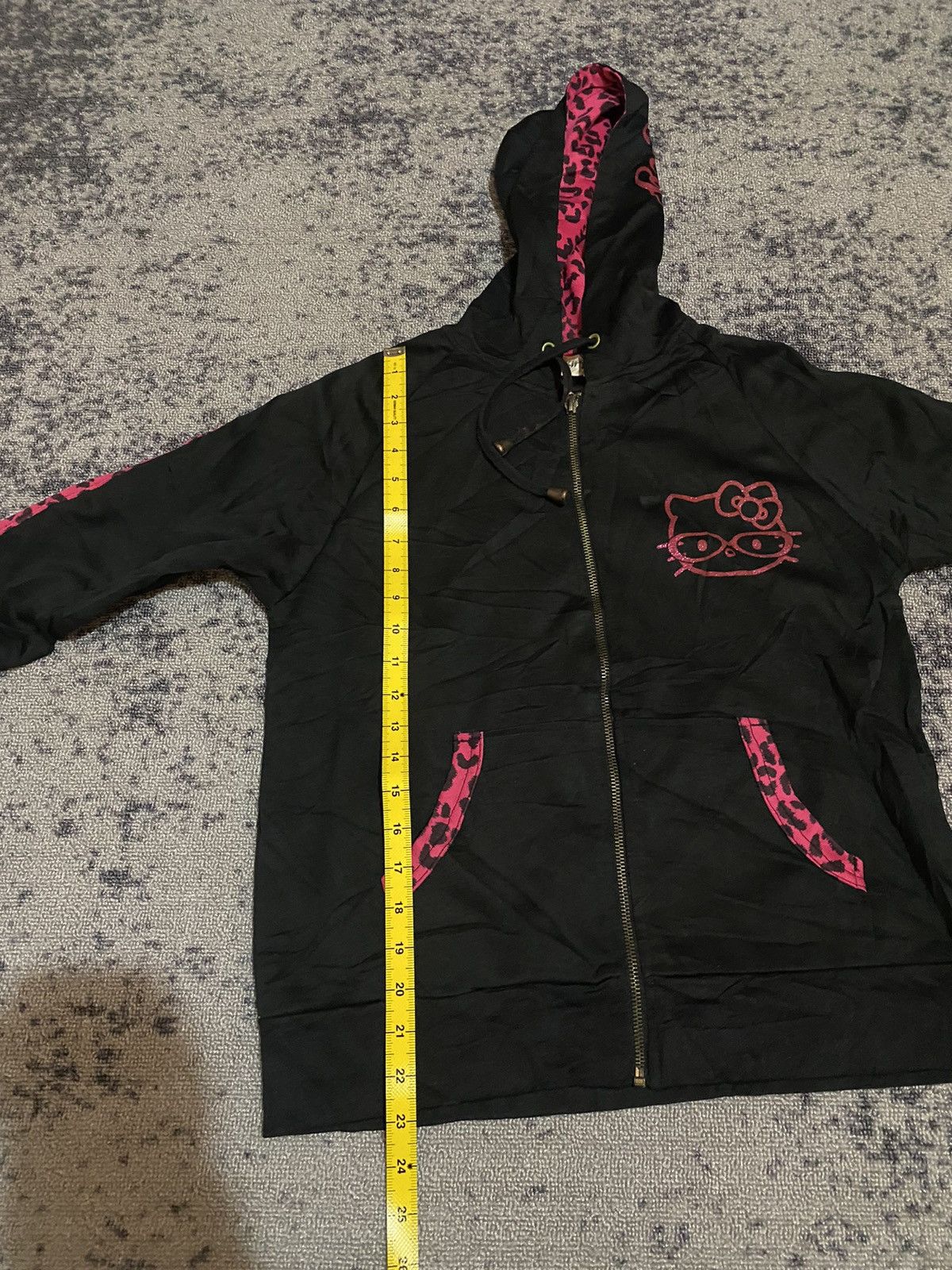 Japanese Brand Y2k Hello Kitty leopard ifsixwasnine style zip hoodie Size S / US 4 / IT 40 - 11 Thumbnail