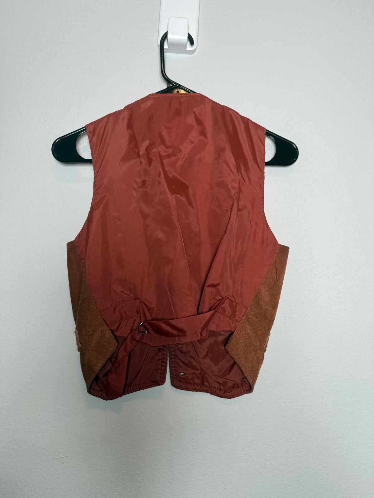 Other Men's Vintage Genuine Leather Brown Suede Vest Size US XS / EU 42 / 0 - 3 Thumbnail