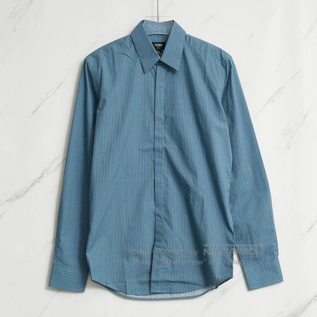Fendi Fendi Men's All-over Print Long-sleeve Shirt. Size US M / EU 48-50 / 2 - 1 Thumbnail